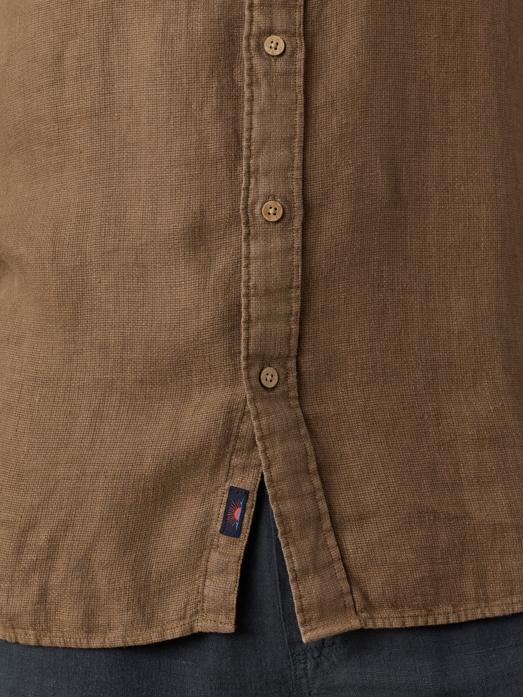 Short-Sleeve Palma Linen Shirt - Island Brown