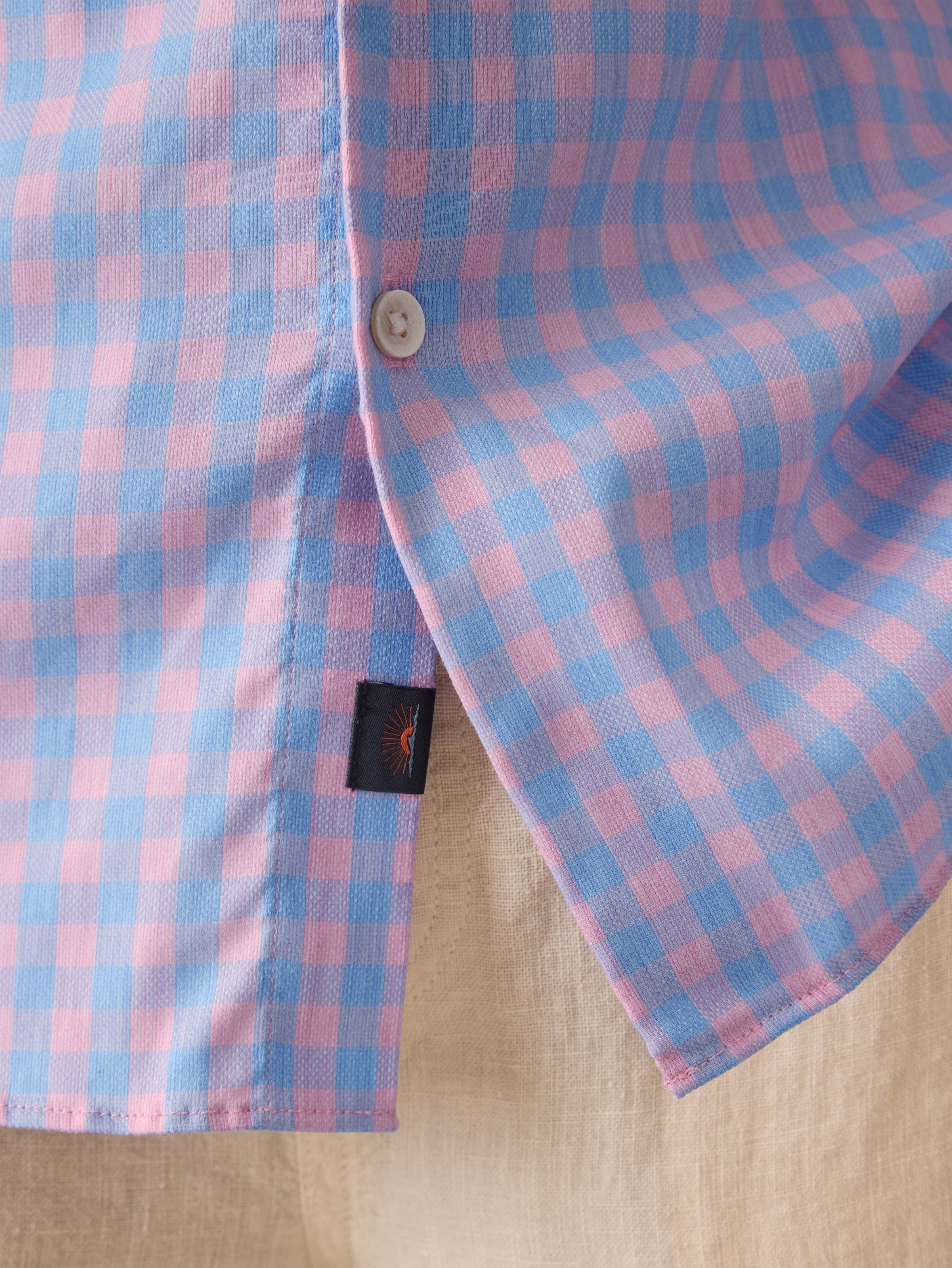 MovementTM Monterey Shirt - Coral Sky Gingham
