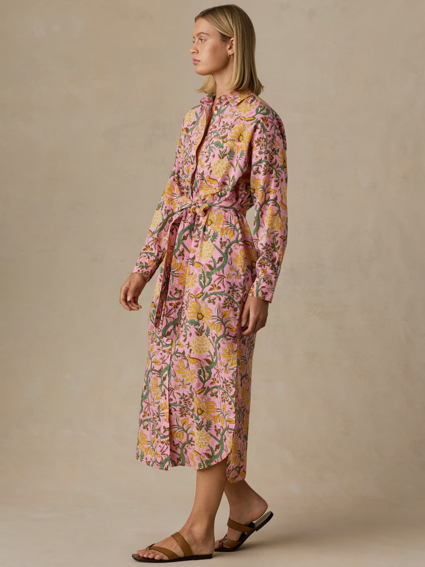 Voile Rio Shirtdress - Blossom Serenade