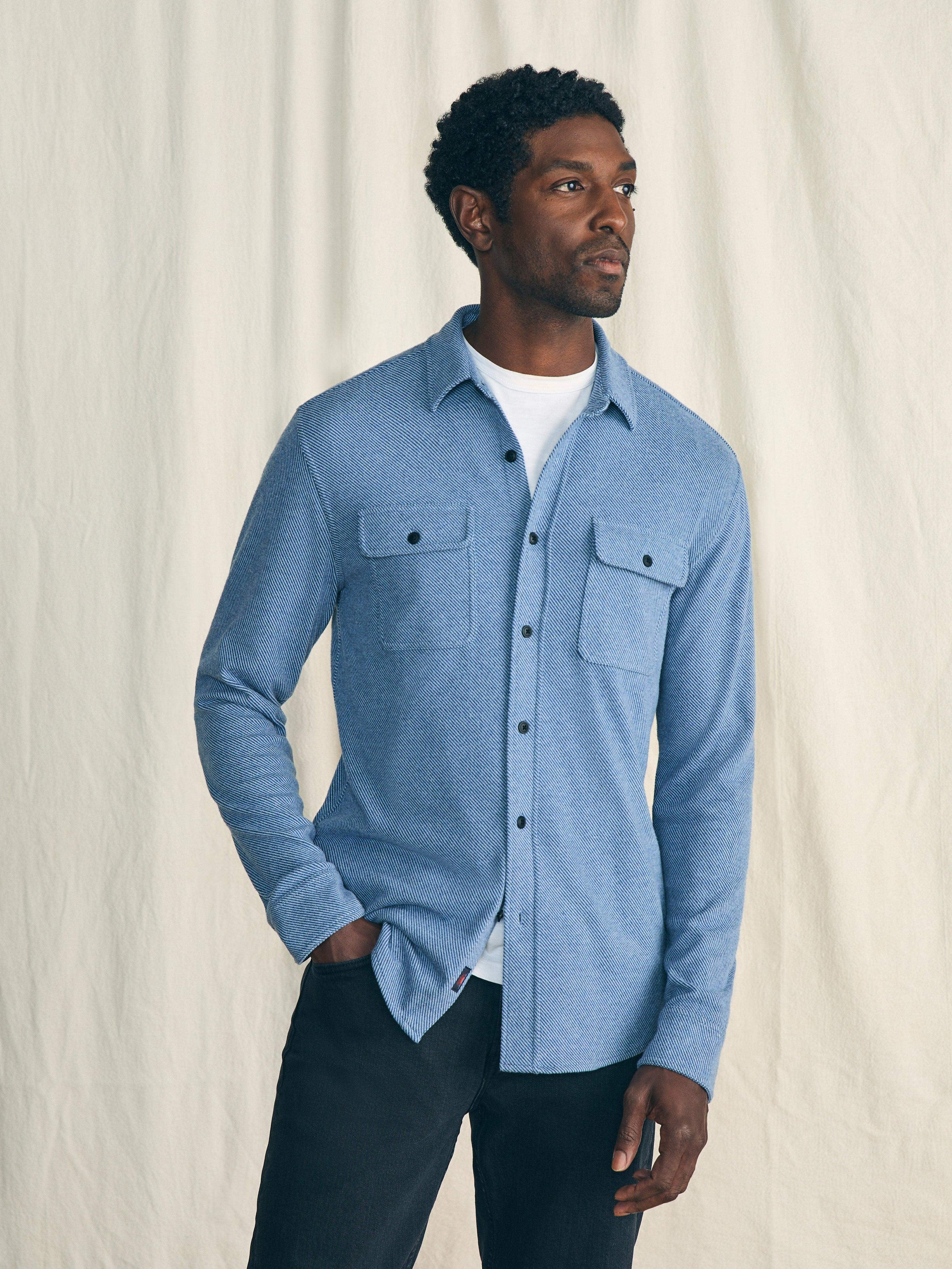 LegendTM Sweater Shirt - Glacier Blue Twill