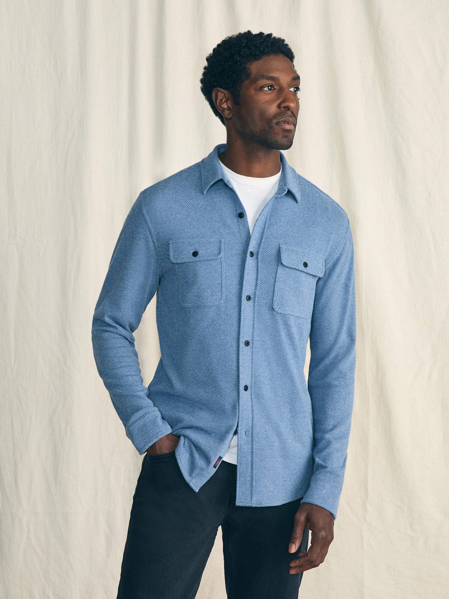 LegendTM Sweater Shirt - Glacier Blue Twill