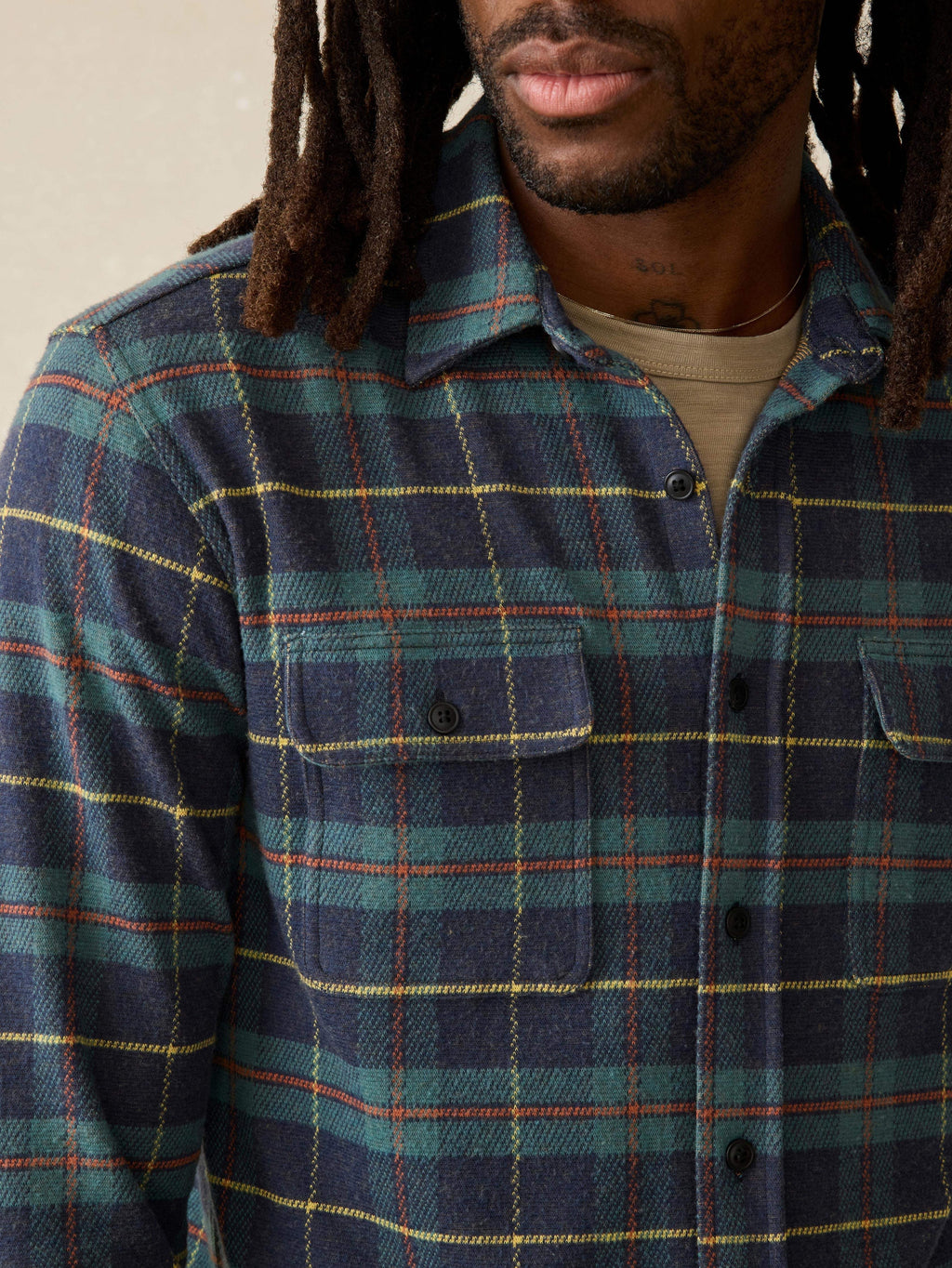 LegendTM Sweater Shirt - Mossy Elm Plaid