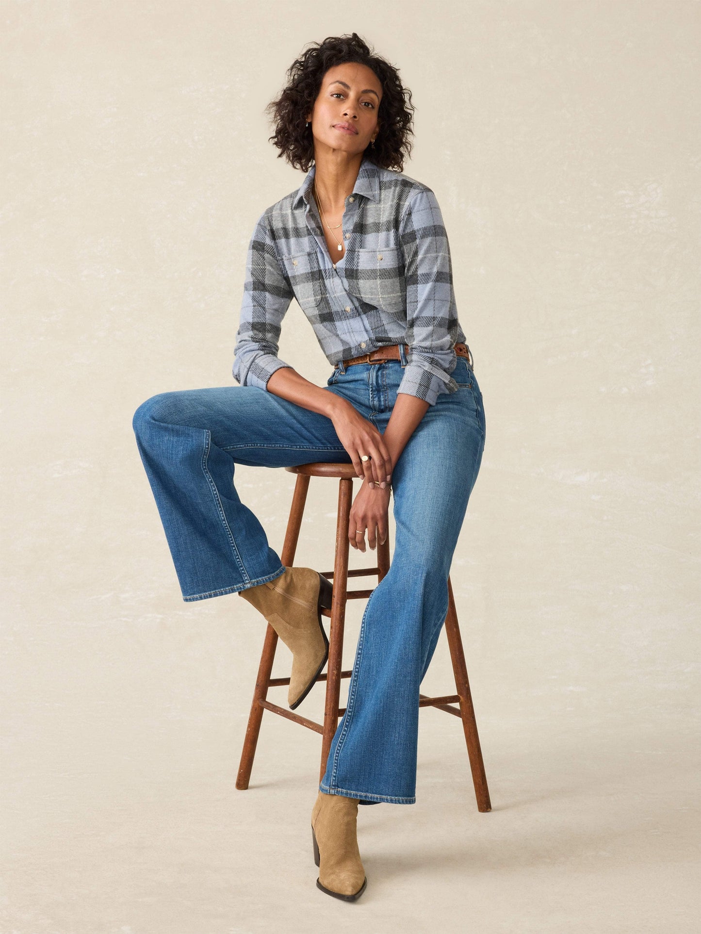 LegendTM Sweater Shirt - True North Plaid