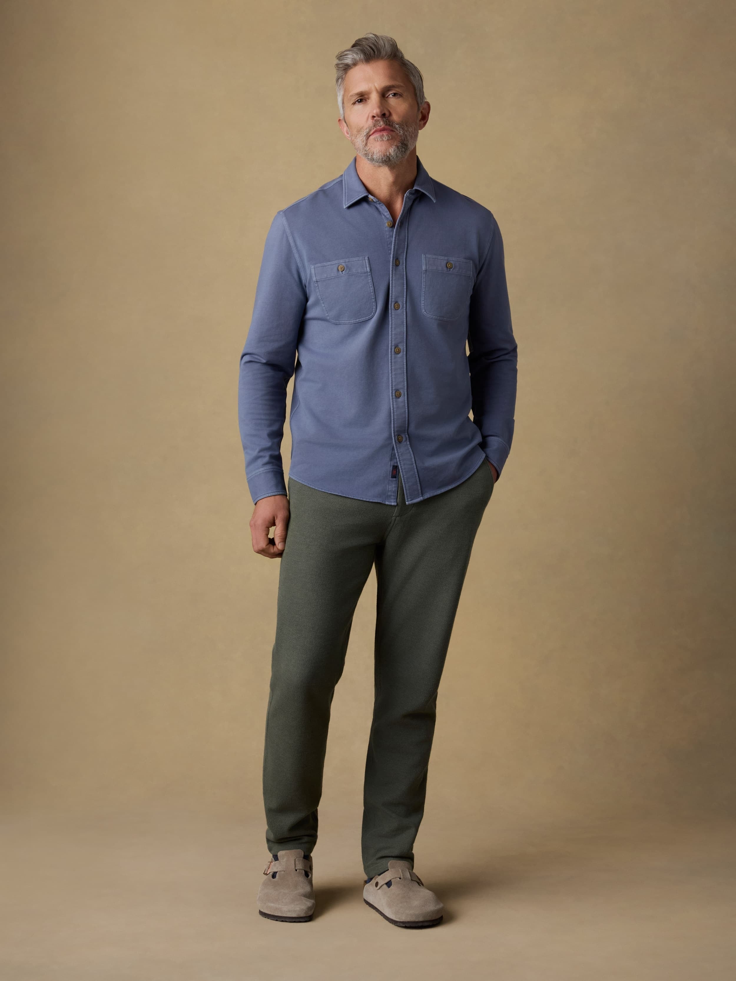Field Knit Shirt - Flint
