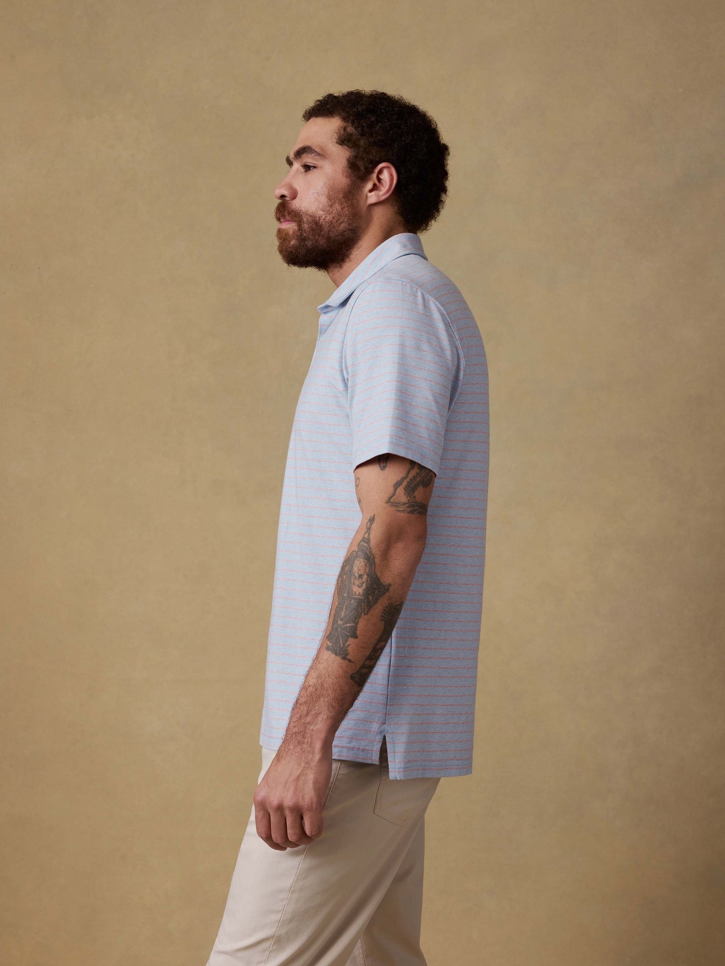Short-Sleeve MovementTM Polo - Vista View Stripe