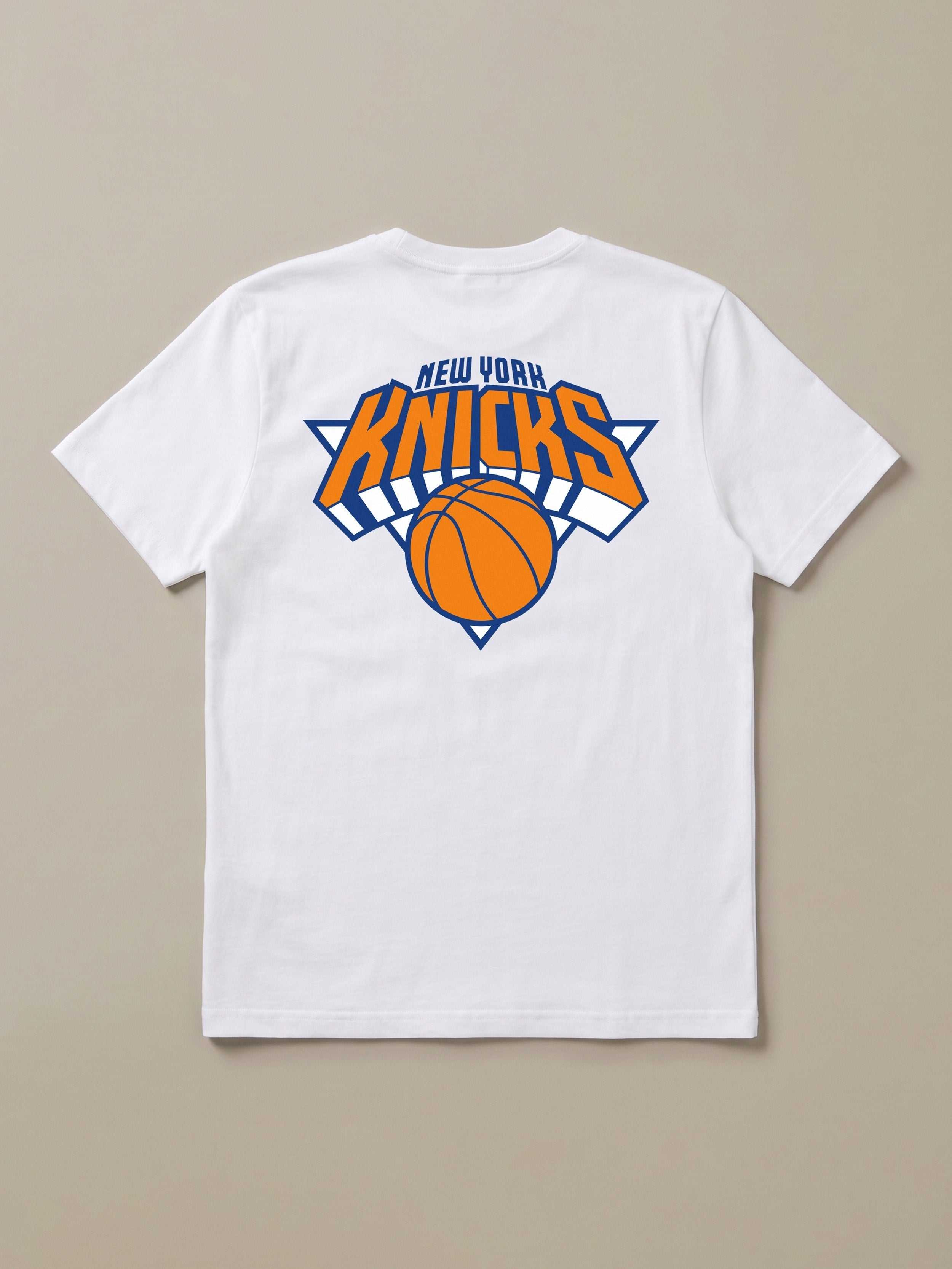 NY Knicks Sunwashed Regenerative Tee - White