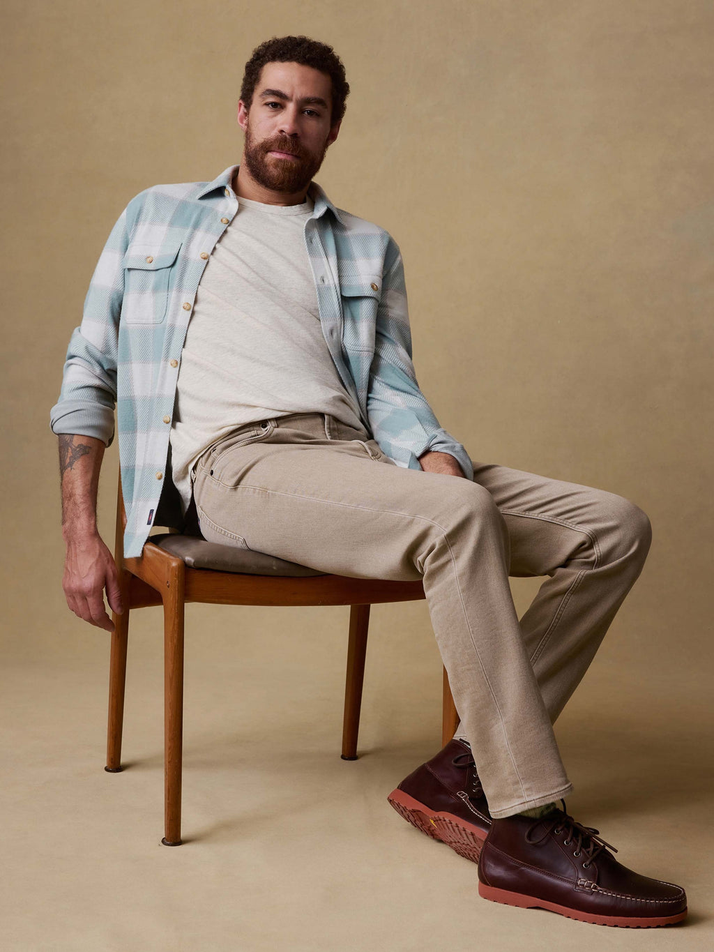 LegendTM Sweater Shirt - Island Sage Plaid