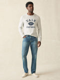 Yale Sunwashed Organic Crew - Light Grey Heather