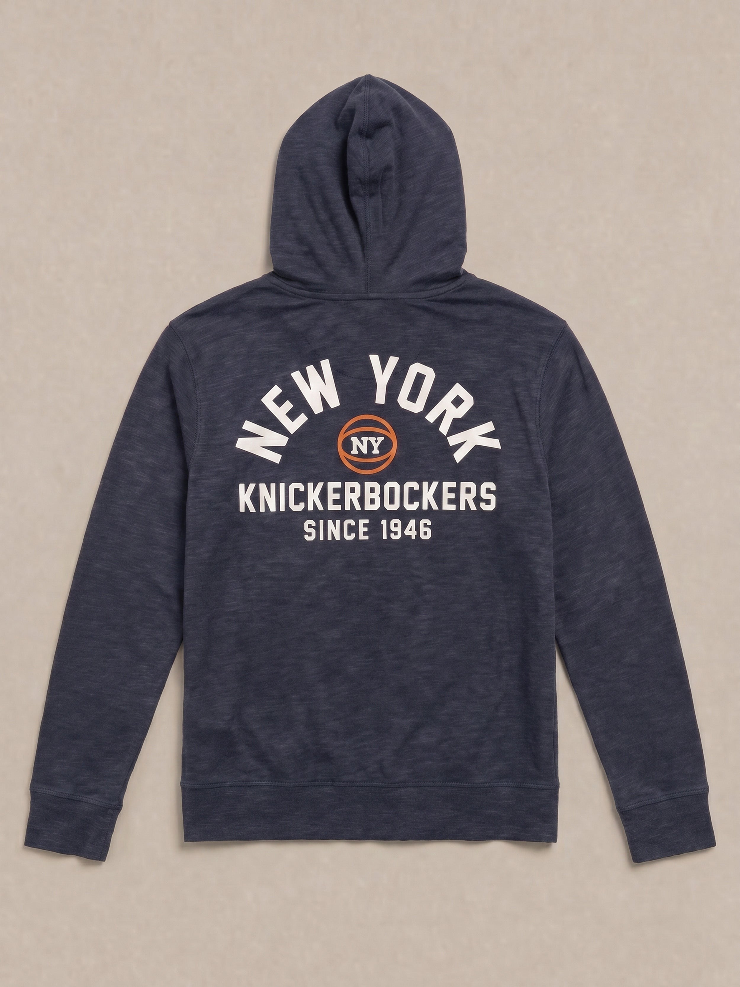 NY Knicks Sunwashed Organic Hoodie - Blue Nights