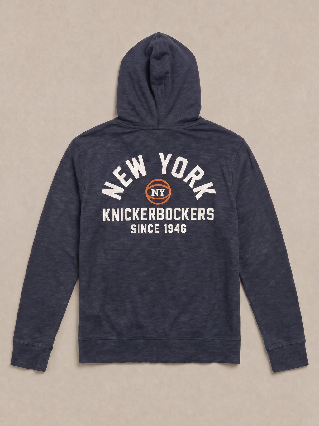 NY Knicks Sunwashed Organic Hoodie - Blue Nights