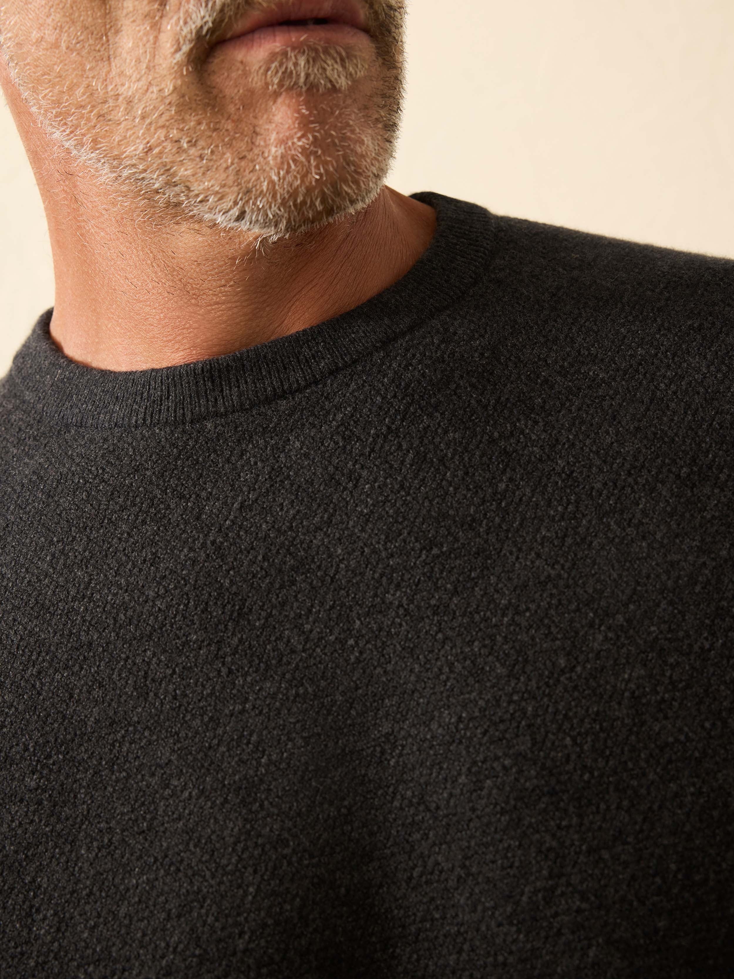 Jackson Crew Sweater - Wolf Black Heather