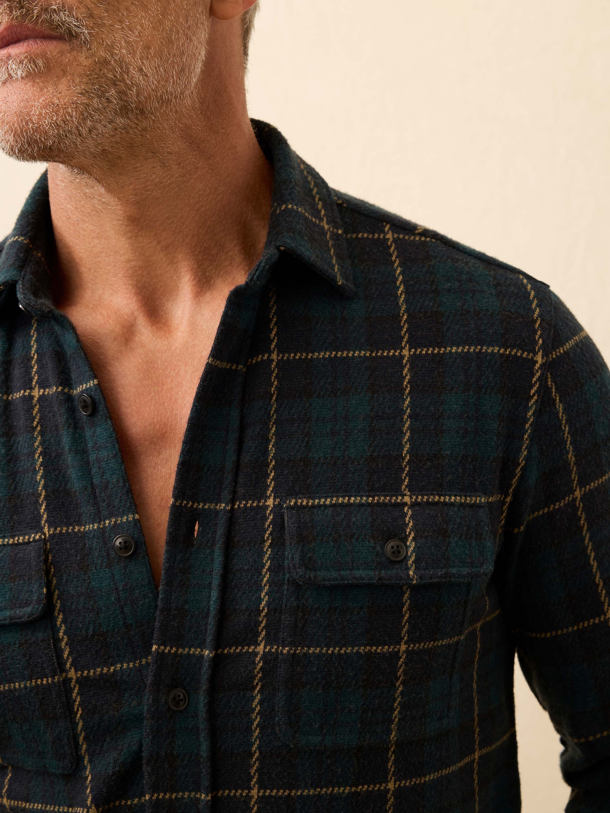 LegendTM Sweater Shirt - Lodge Blackwatch Plaid