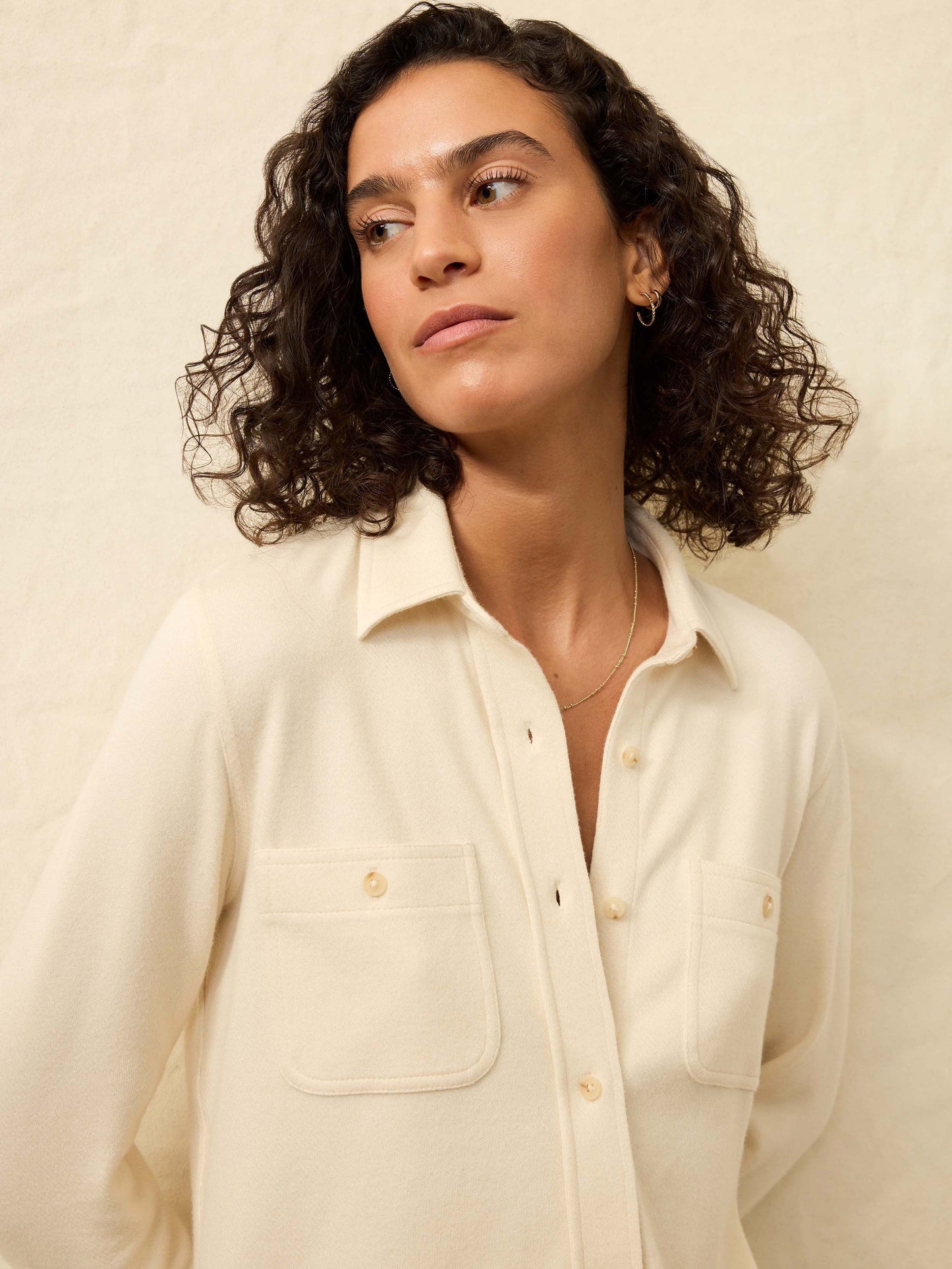 LegendTM Sweater Shirt - Light Oatmeal Twill