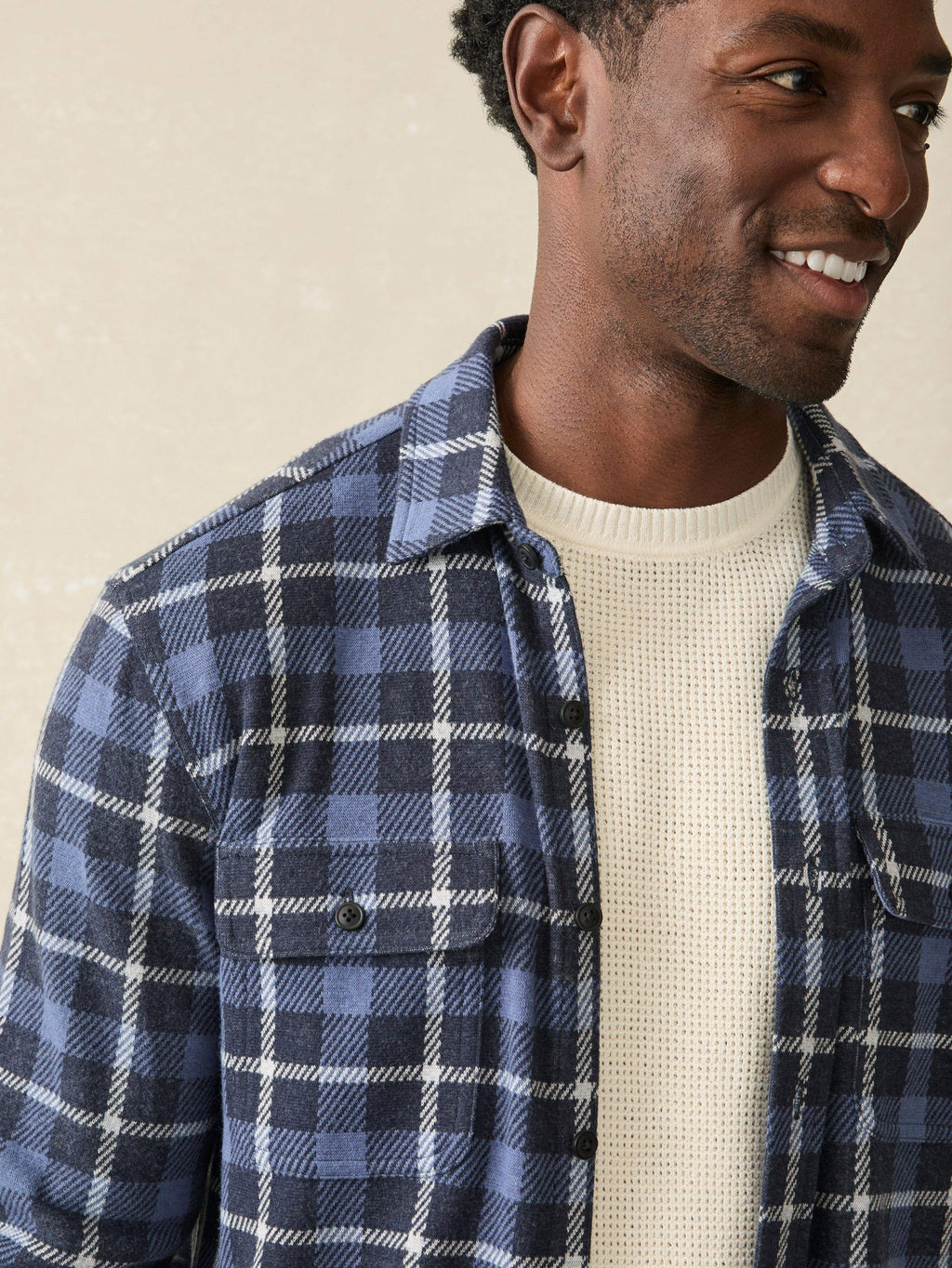 LegendTM Sweater Shirt - Blue Winds Plaid