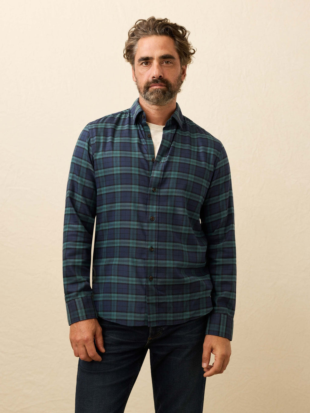 Soft Twill MovementTM Shirt - Harbor Blackwatch Plaid