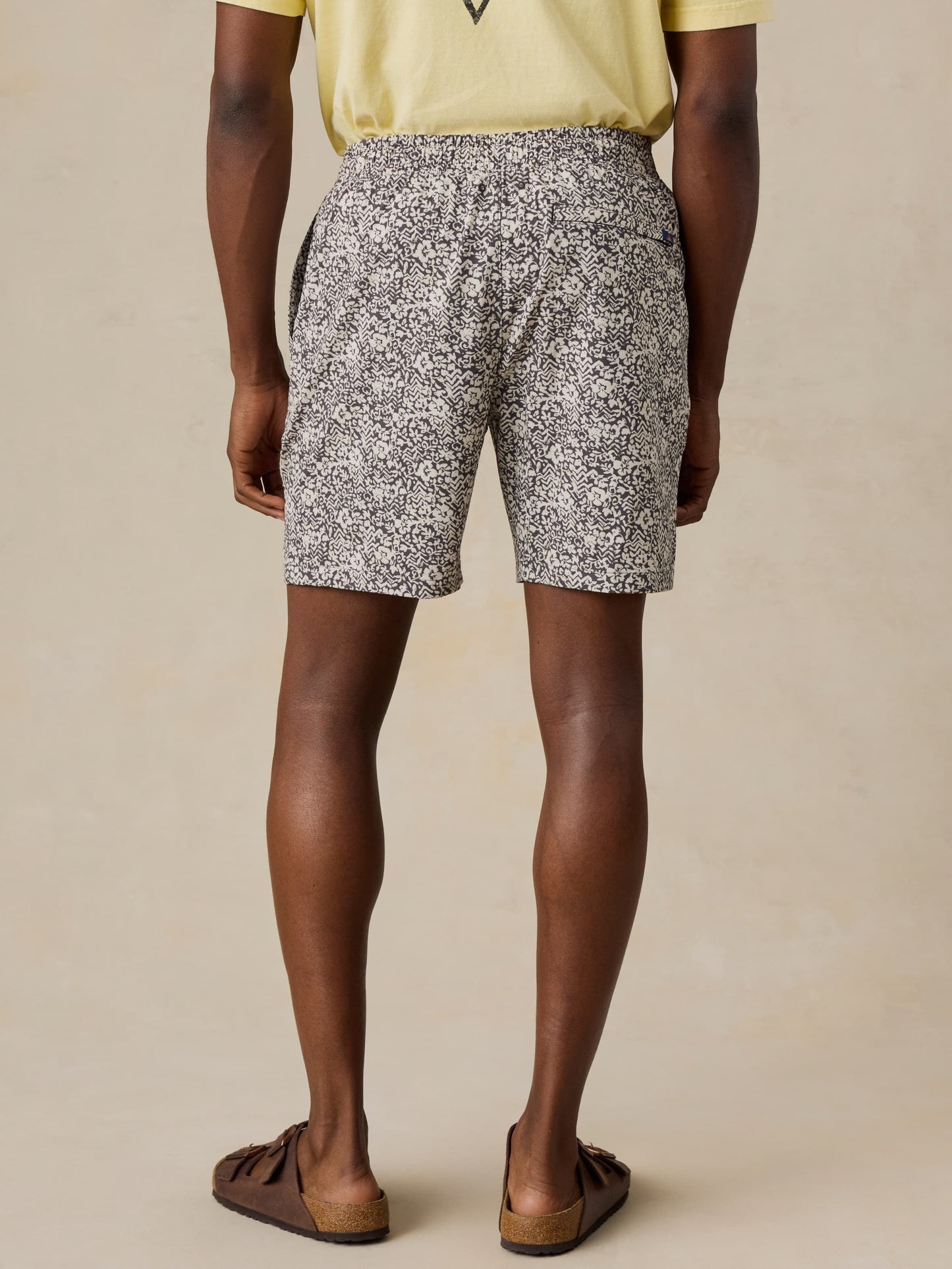Shorelite Trunk (7") - Washed Black Hilo Floral