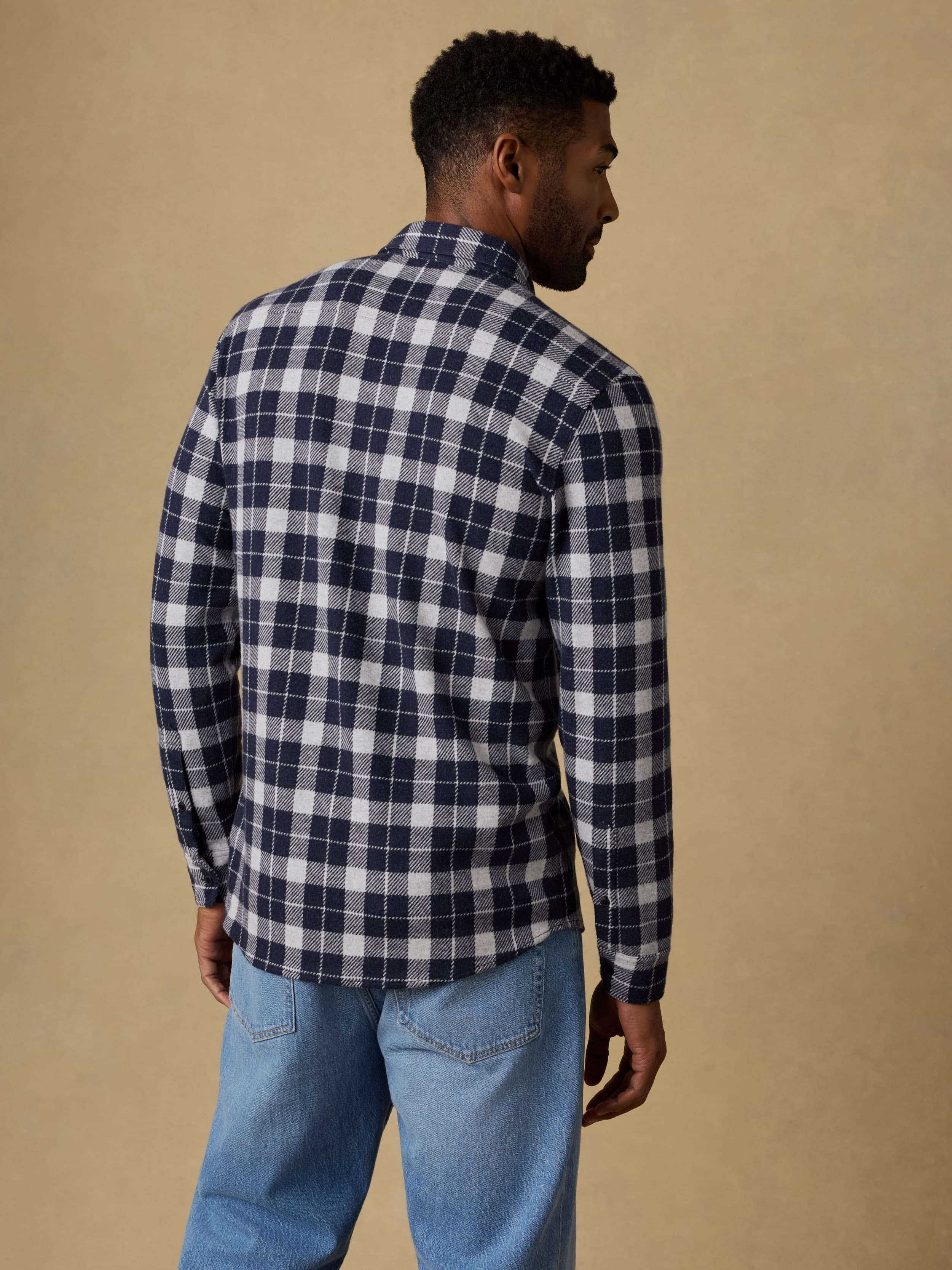 LegendTM Sweater Shirt (Single Pocket) - Midnight Lake Plaid