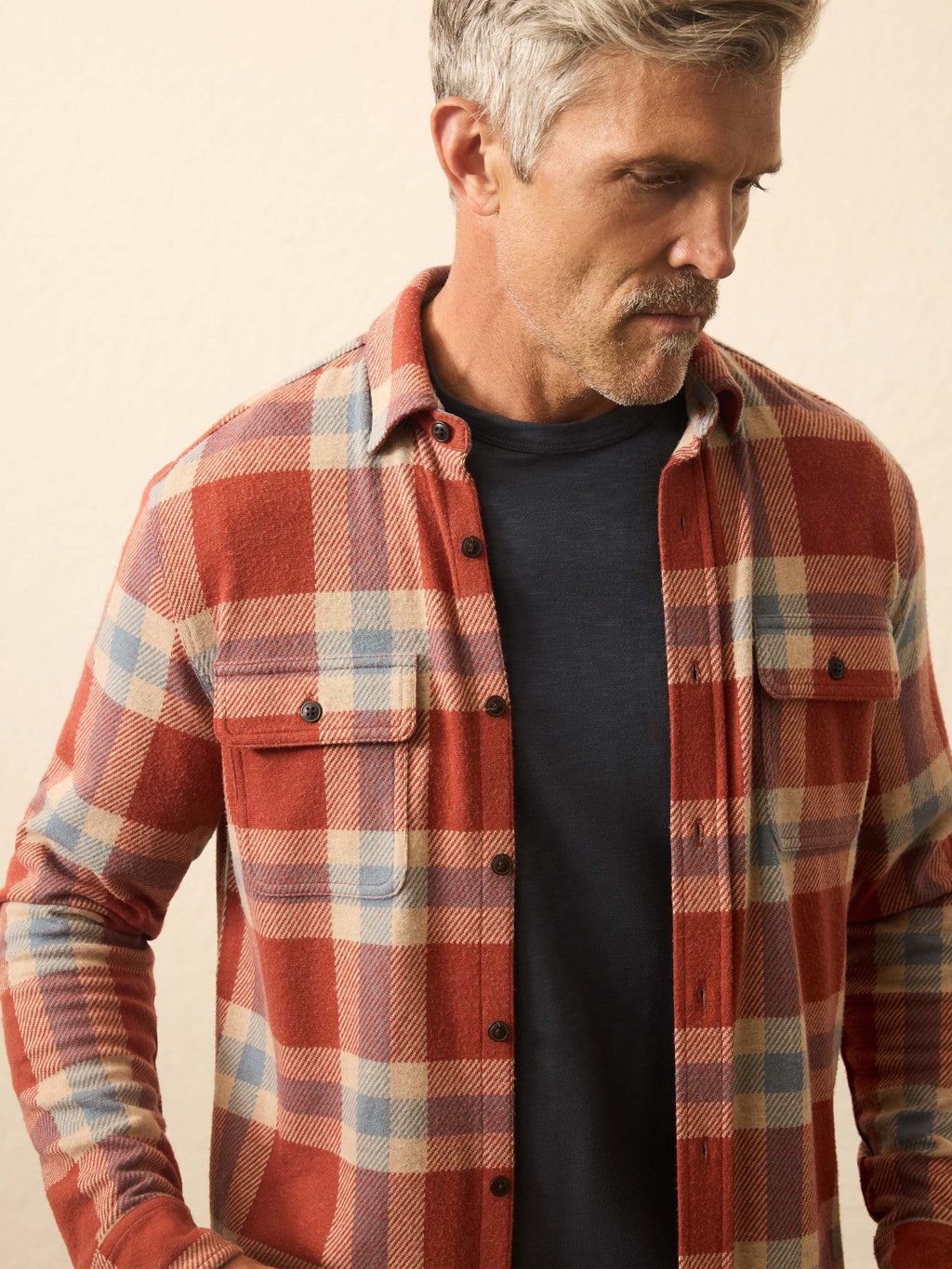 LegendTM Sweater Shirt - Copper Falls Plaid