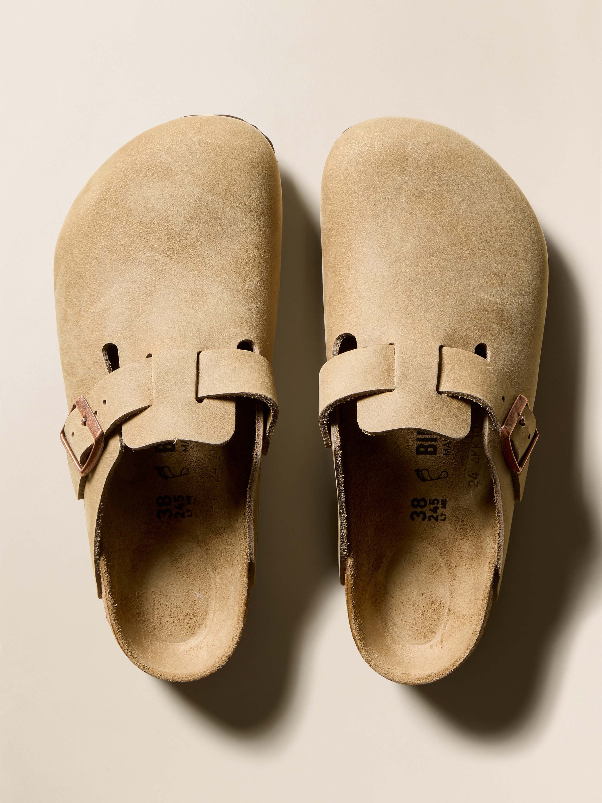 Birkenstock Unisex Oiled Boston - Tobacco