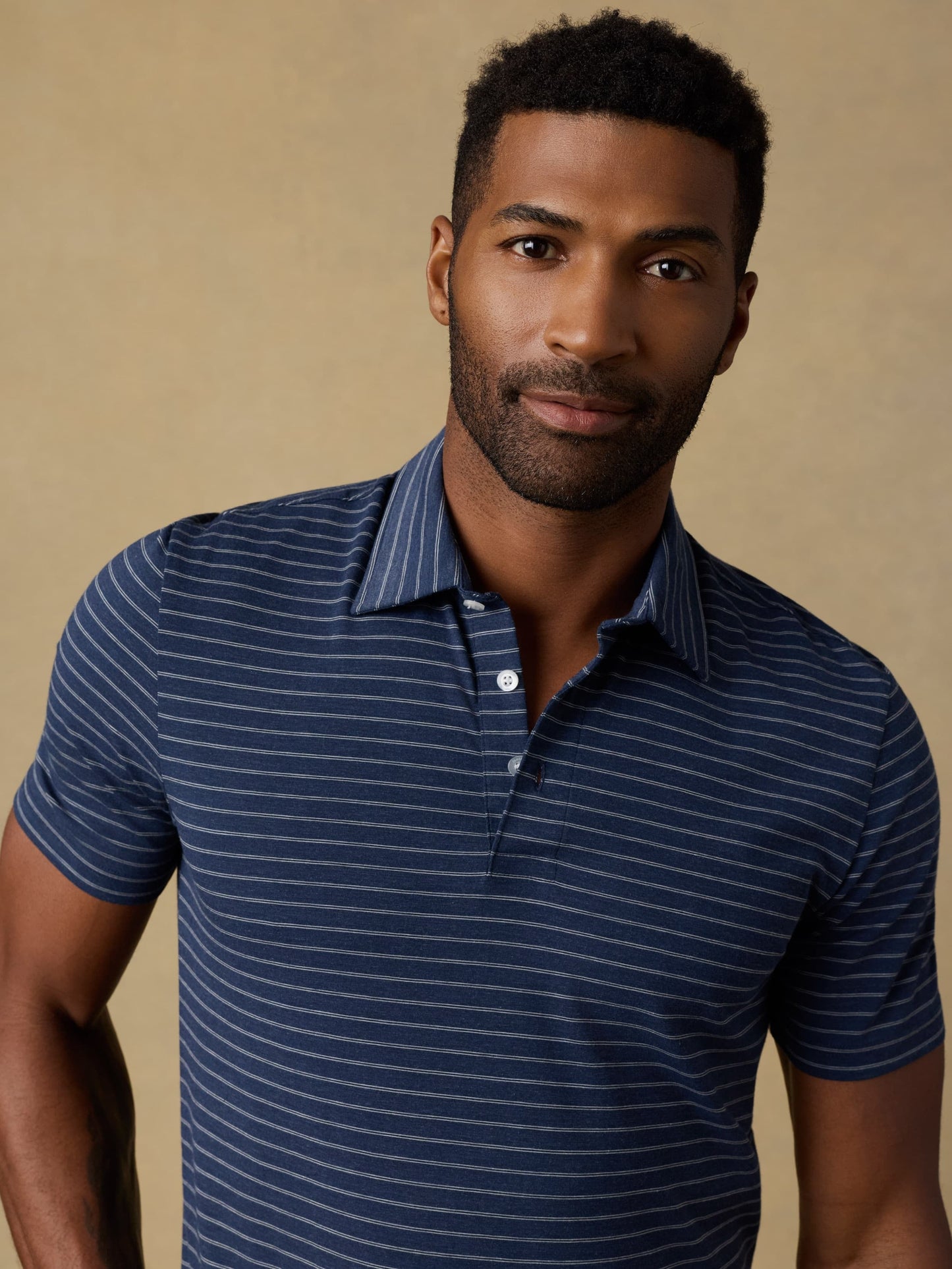 Short-Sleeve MovementTM Polo - Ravine Waters Stripe