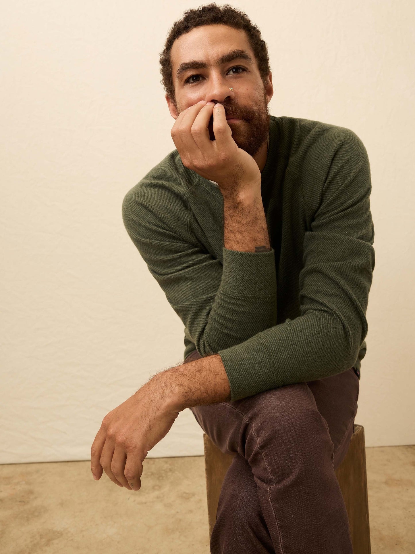 LegendTM Sweater Crew - Fall Evergreen Twill