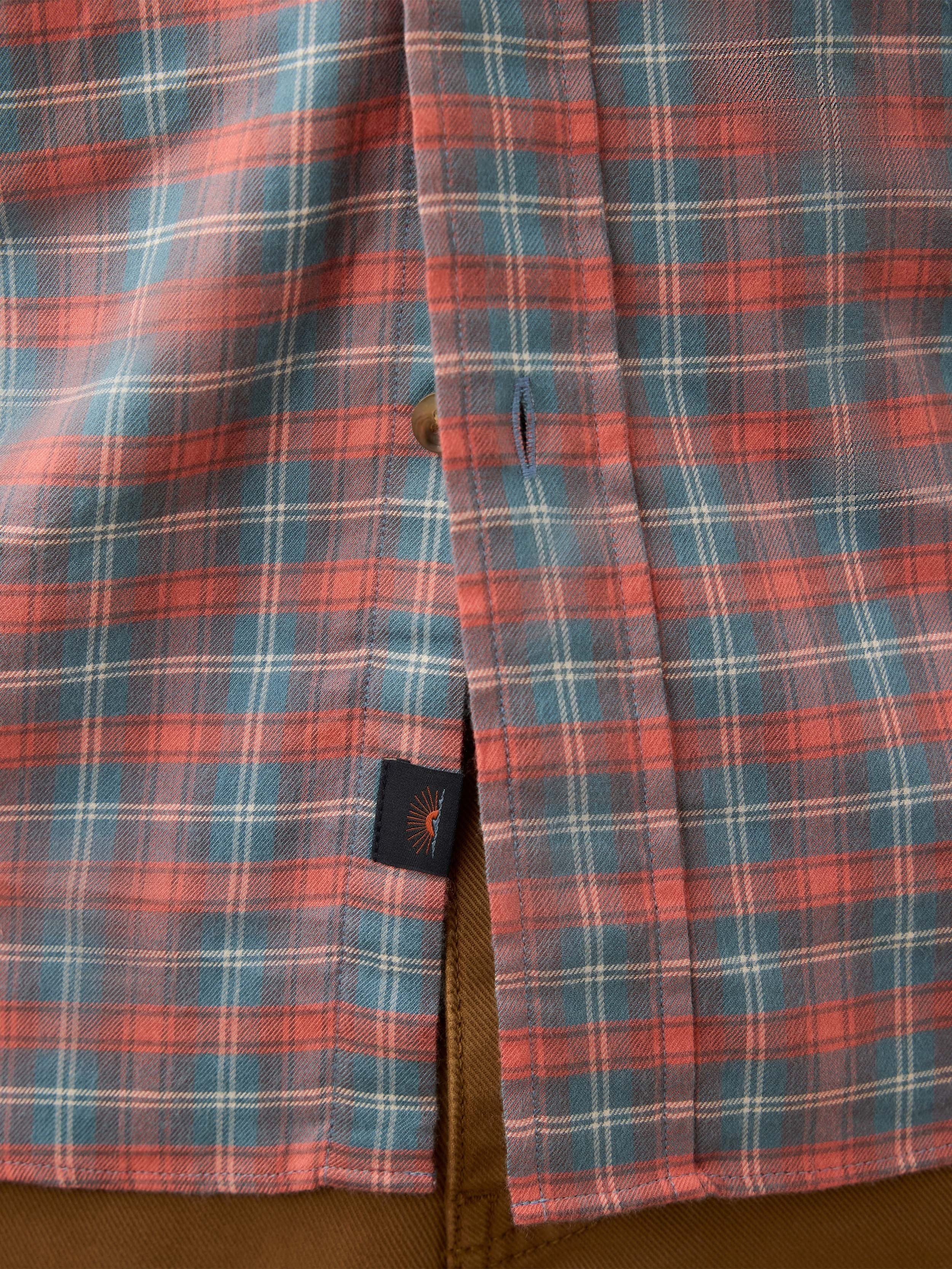 MovementTM Brushed Shirt - Blue Sierra Plaid