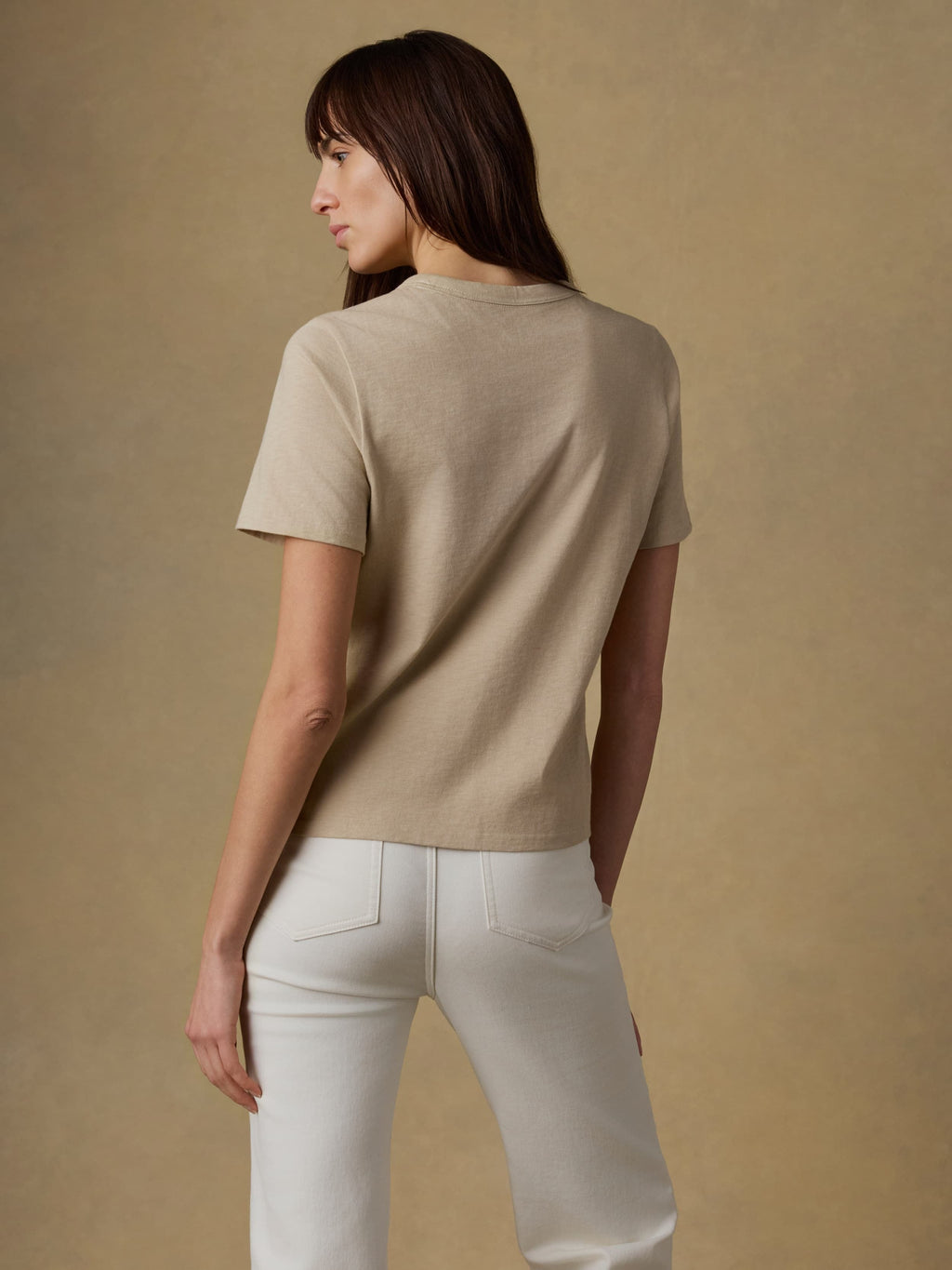 Sunwashed Regenerative Tee - White Pepper