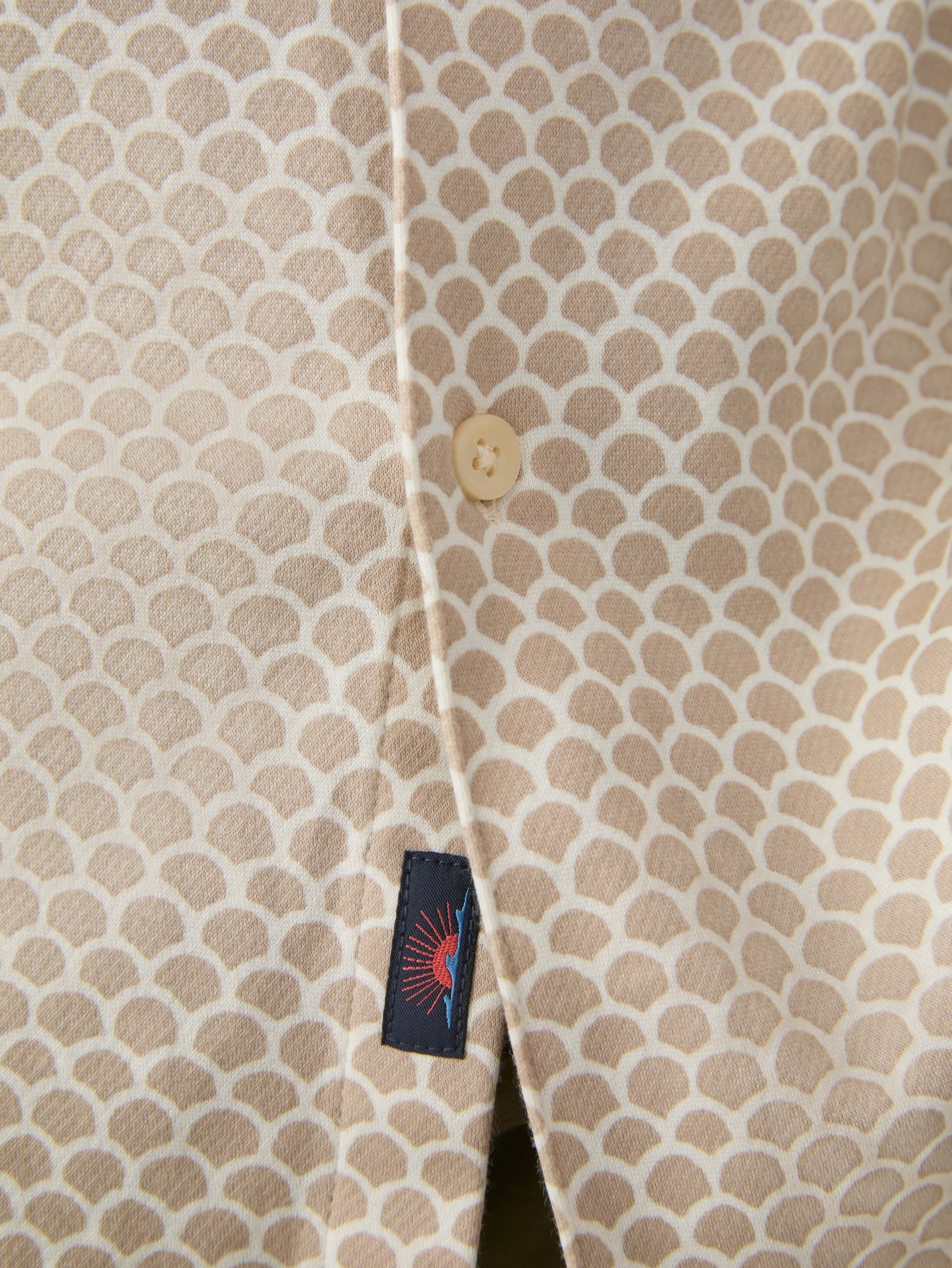 Short-Sleeve Hermosa Shirt - Island Sand Fishscale