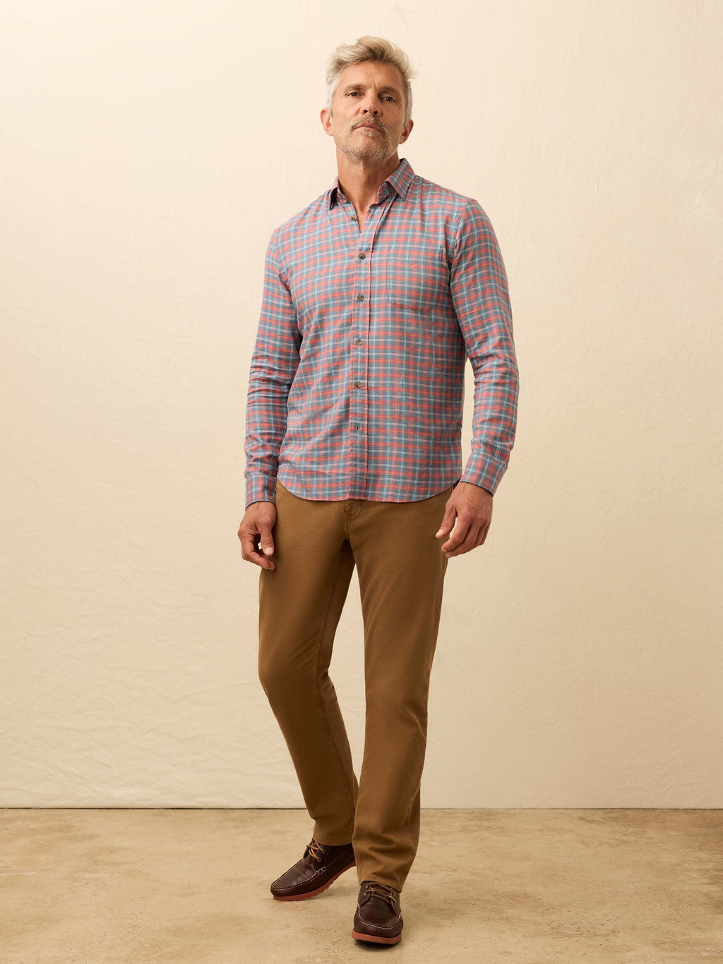 MovementTM Brushed Shirt - Blue Sierra Plaid
