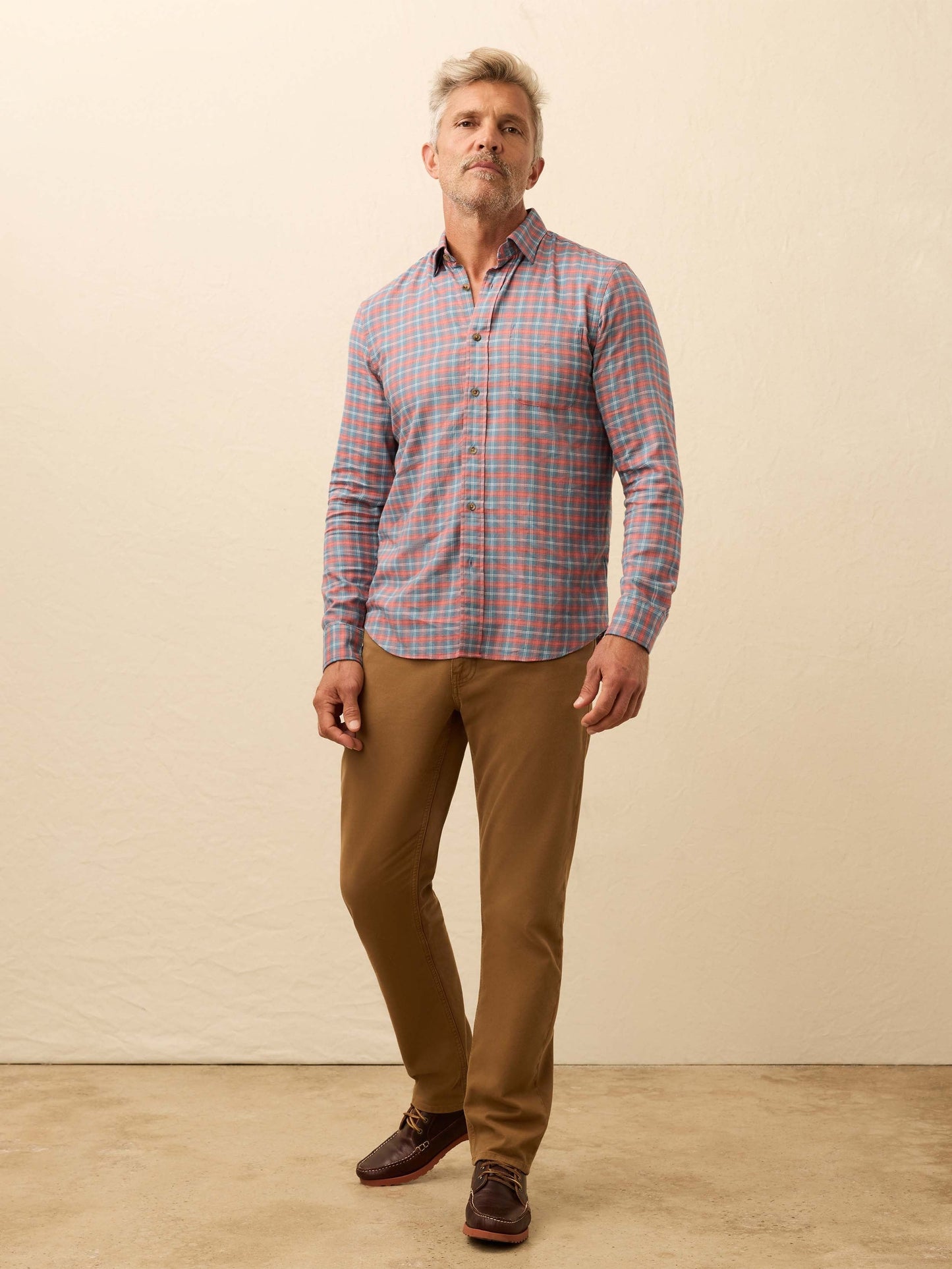 MovementTM Brushed Shirt - Blue Sierra Plaid