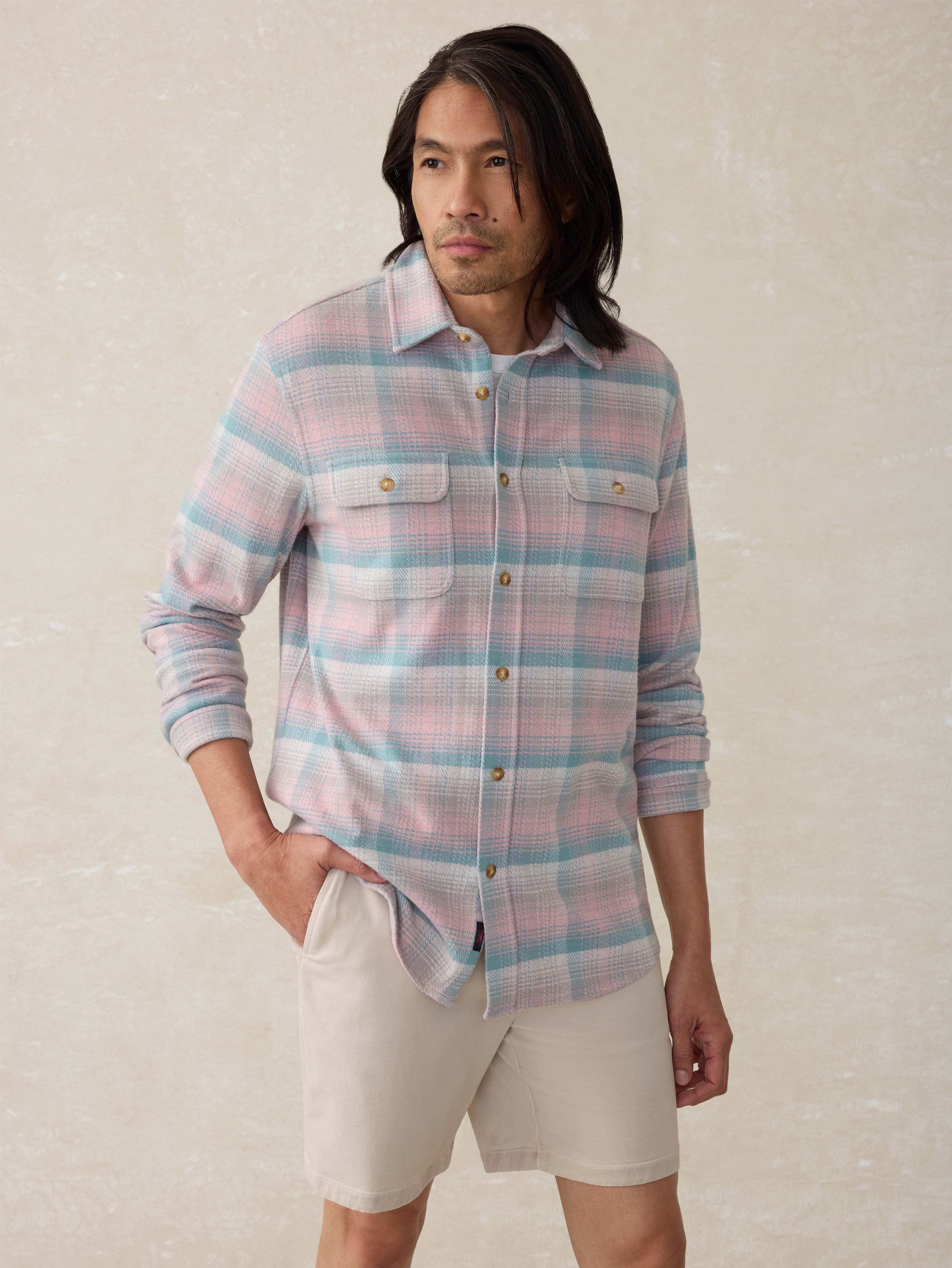 LegendTM Sweater Shirt - Sedona Sage Plaid