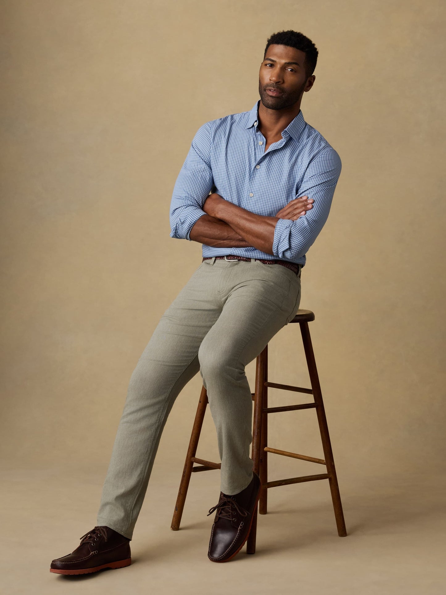 MovementTM Linen 5-Pocket Pant - Sage Cliff