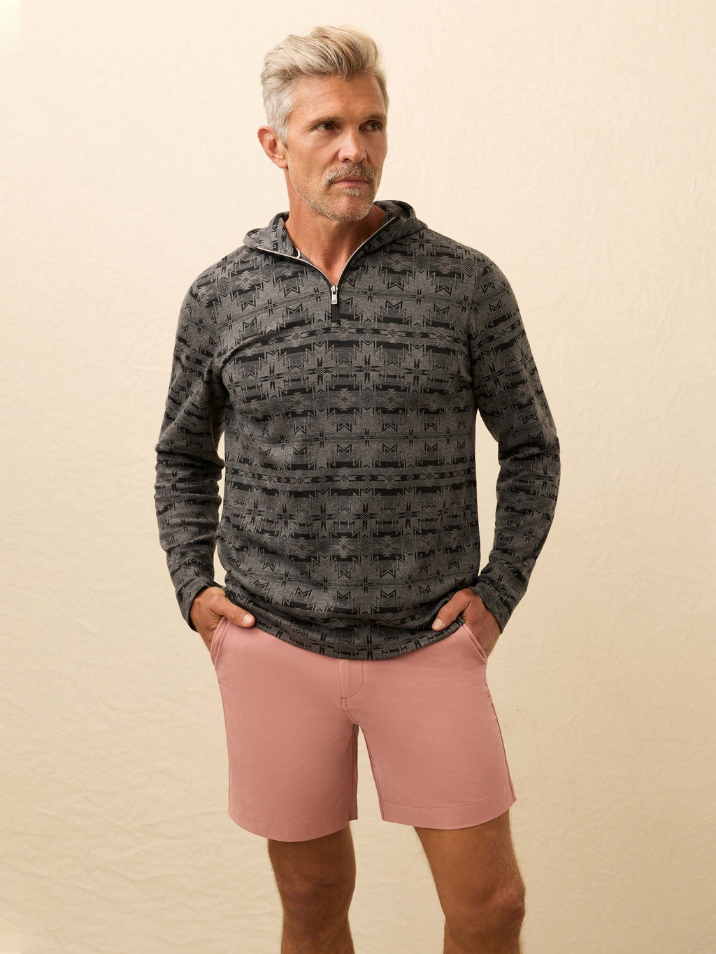 Doug Good Feather MovementTM Hoodie - Grey Night Stars
