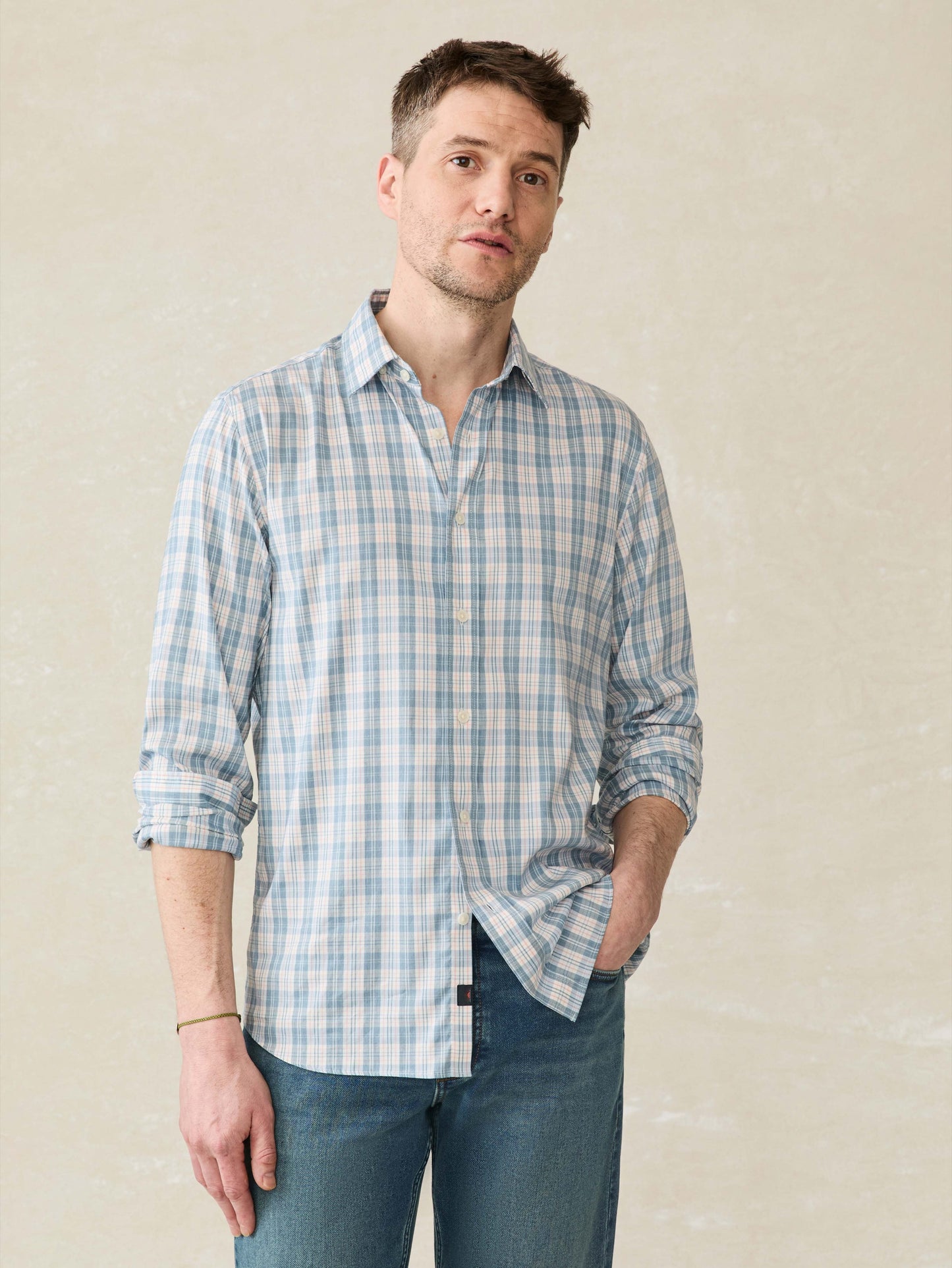 The MovementTM Shirt - Cloud Lake Plaid