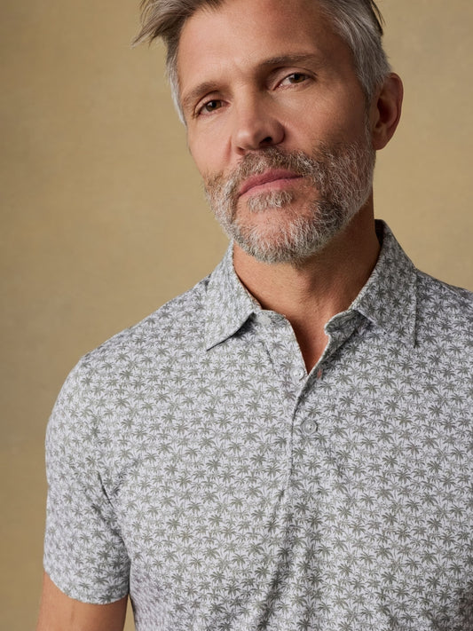 Short-Sleeve MovementTM Pique Polo - Olive Palm Beach
