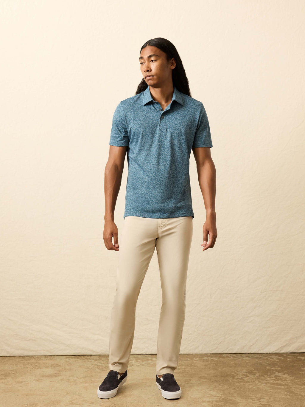 Short-Sleeve MovementTM Pique Polo - Eastern Sky Blossom