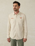 University of Texas Tried & True Chambray Workshirt - Coastal Cream
