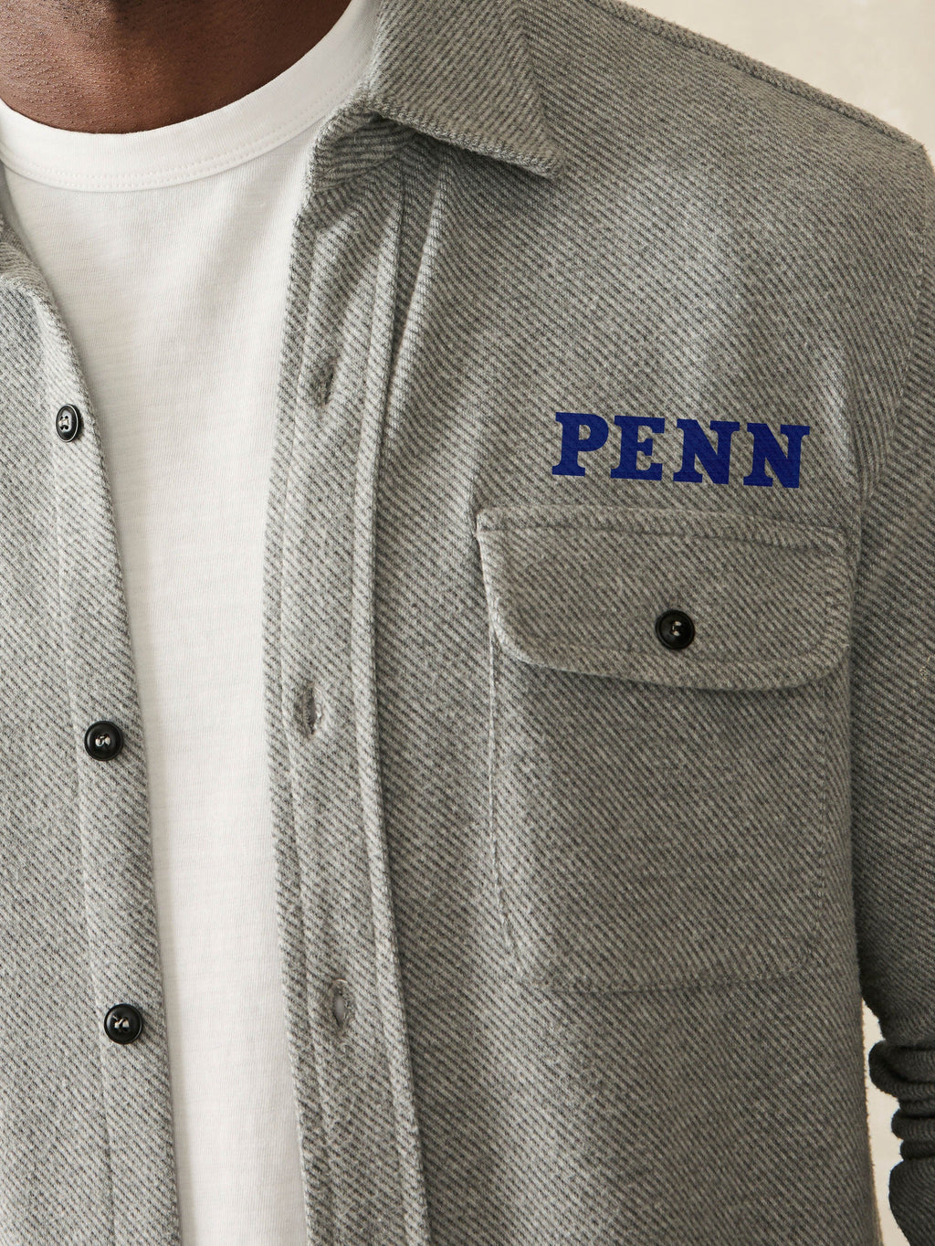University of Pennsylvania LegendTM Sweater Shirt - Fossil Grey Twill