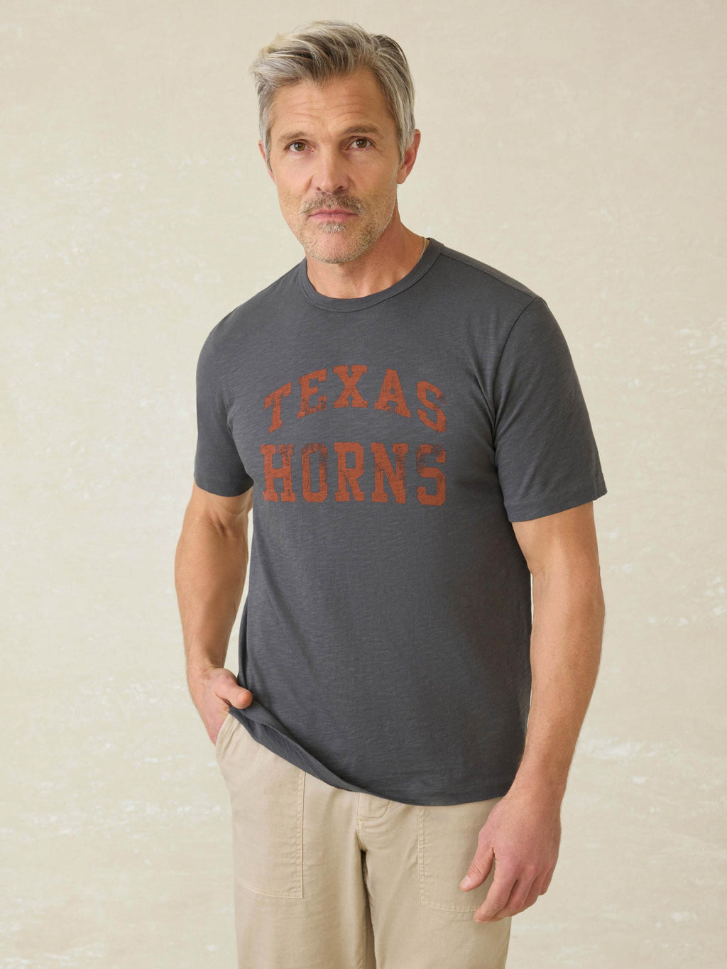 University of Texas Sunwashed Tee - Graphite