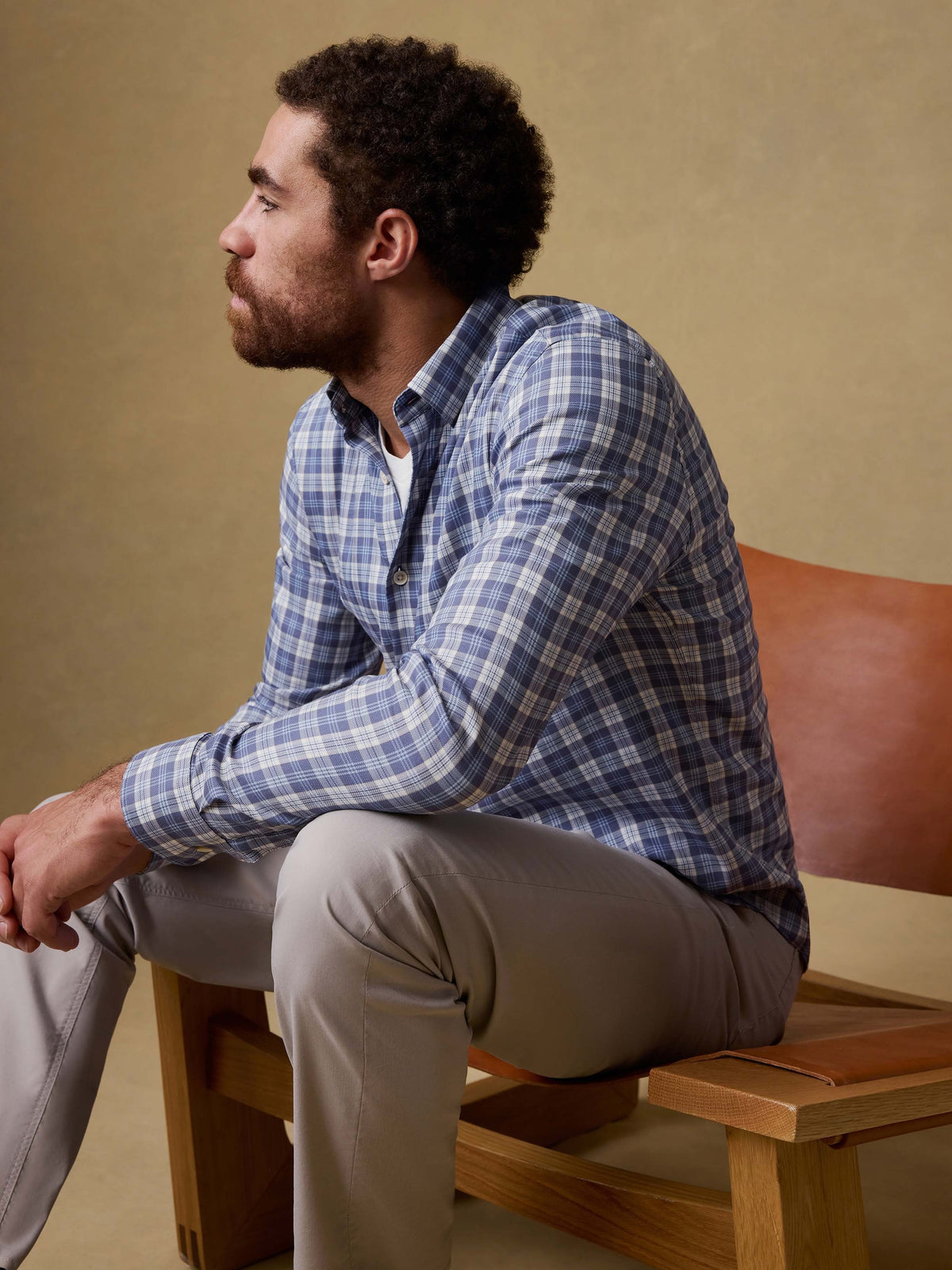 MovementTM Monterey Shirt - Blue Isle Plaid