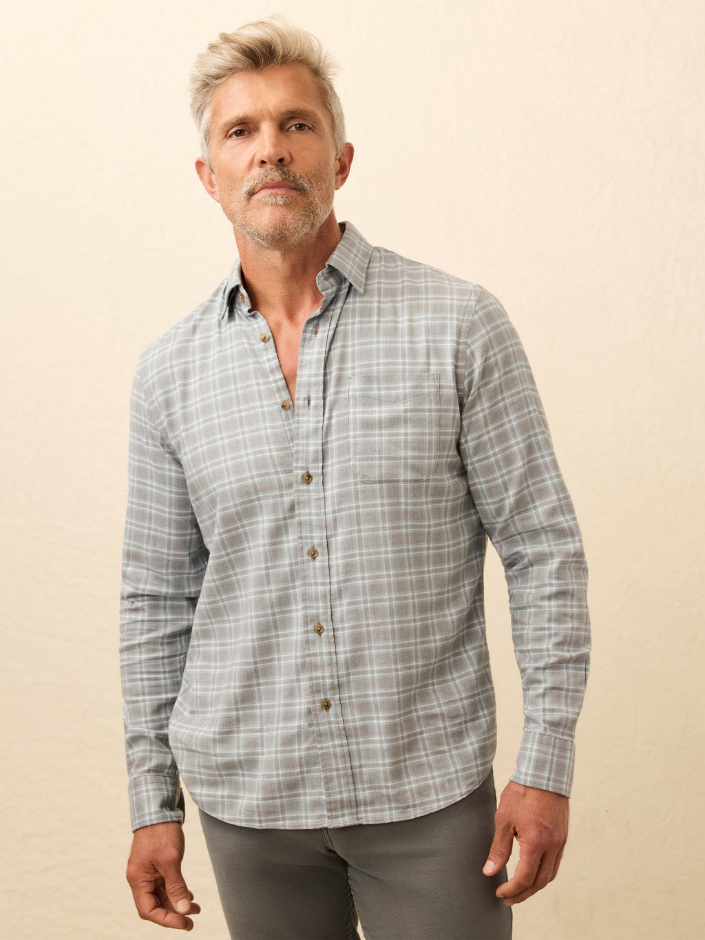 MovementTM Brushed Shirt - Ice Island Plaid