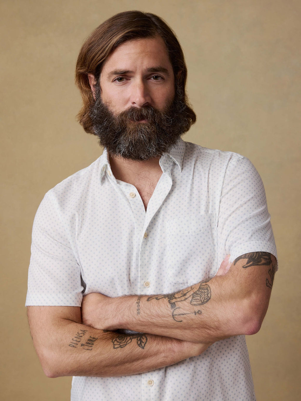 Short-Sleeve MovementTM Monterey Shirt - Mist Sunburst