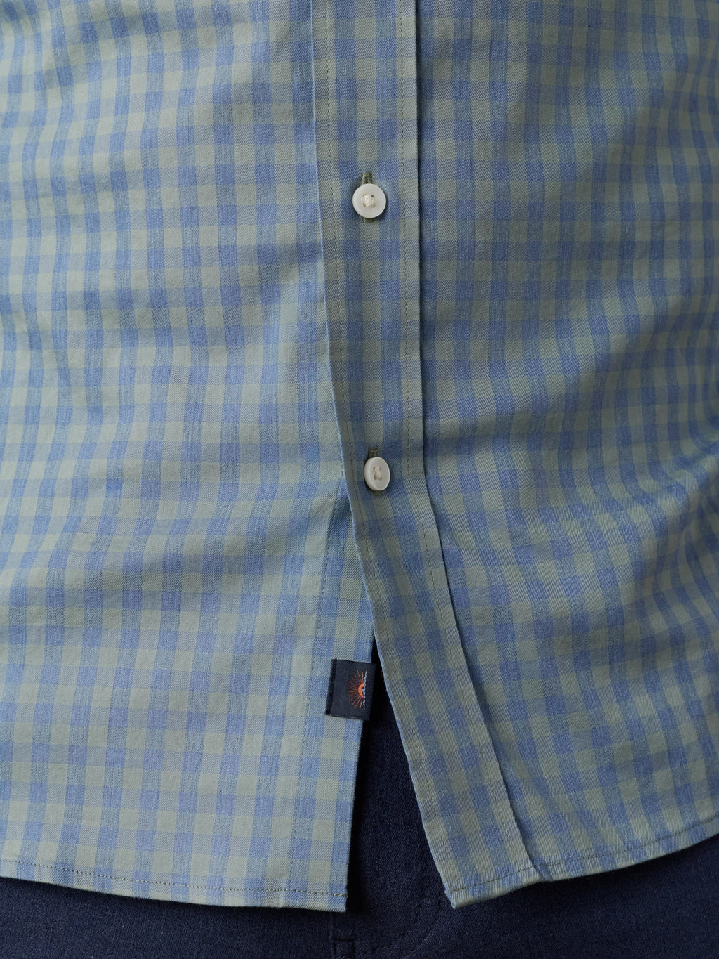 The MovementTM Shirt - Sage Marine Gingham