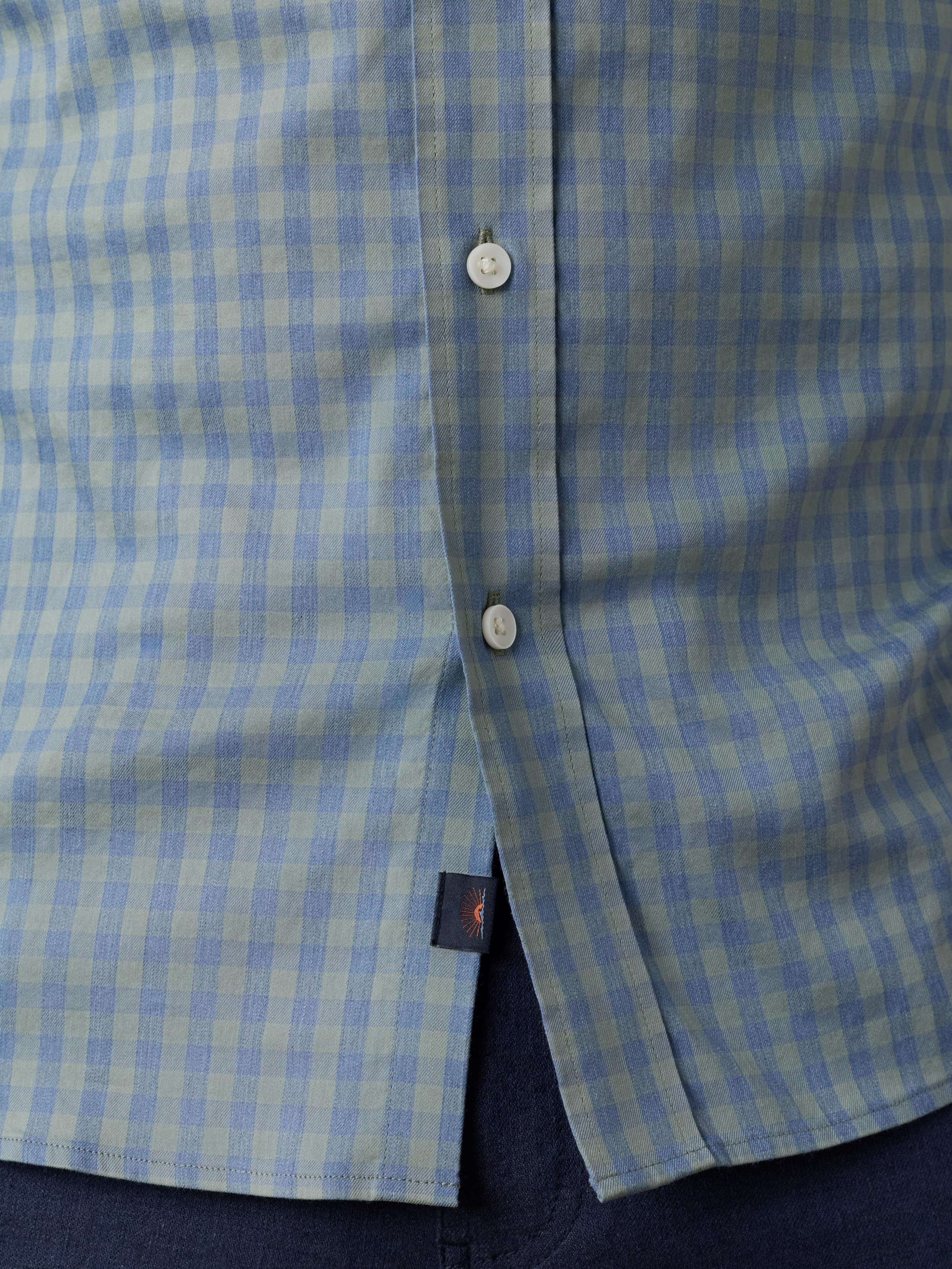 The MovementTM Shirt - Sage Marine Gingham