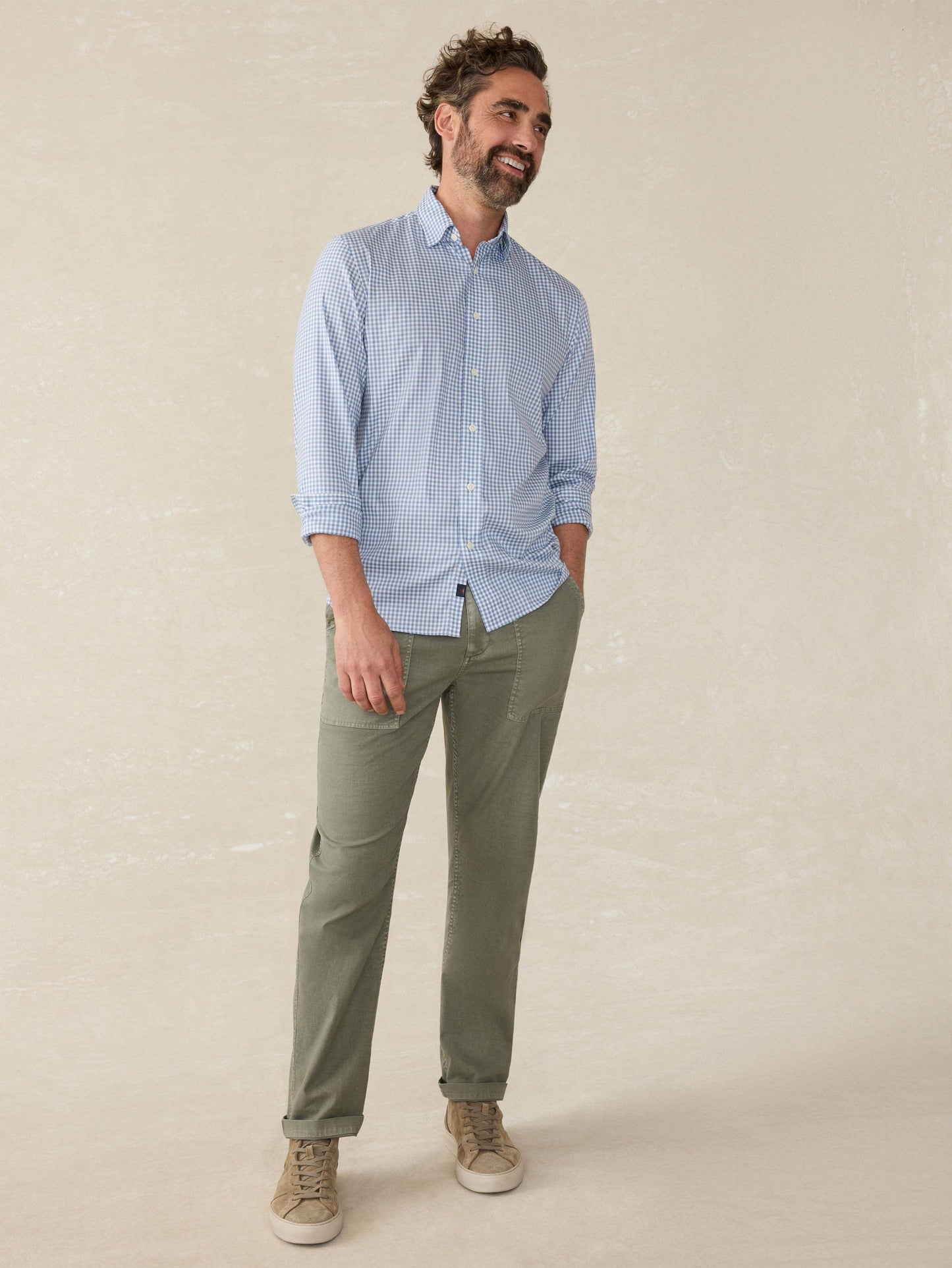 The MovementTM Shirt (Tall) - Light Blue Gingham