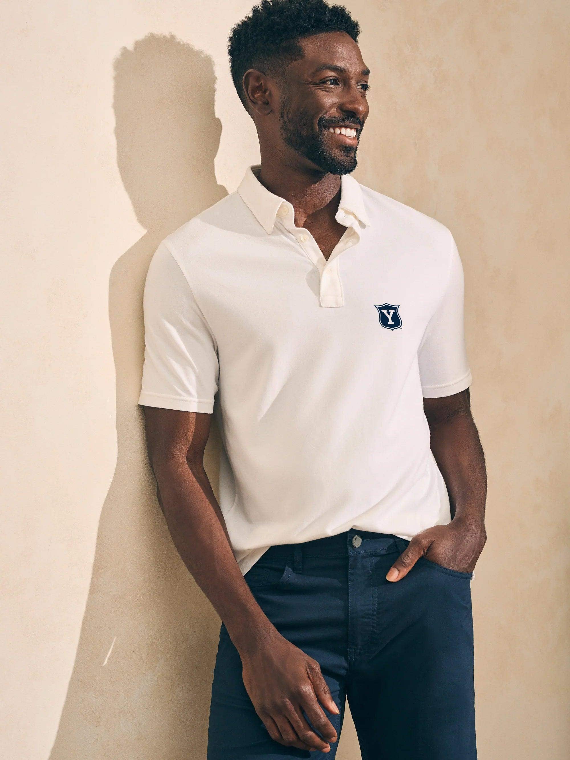 Yale Short-Sleeve MovementTM Polo - White