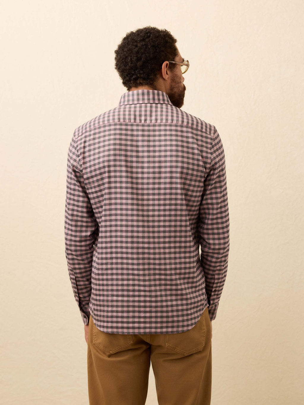 Soft Twill MovementTM Shirt - Charcoal Plum Gingham