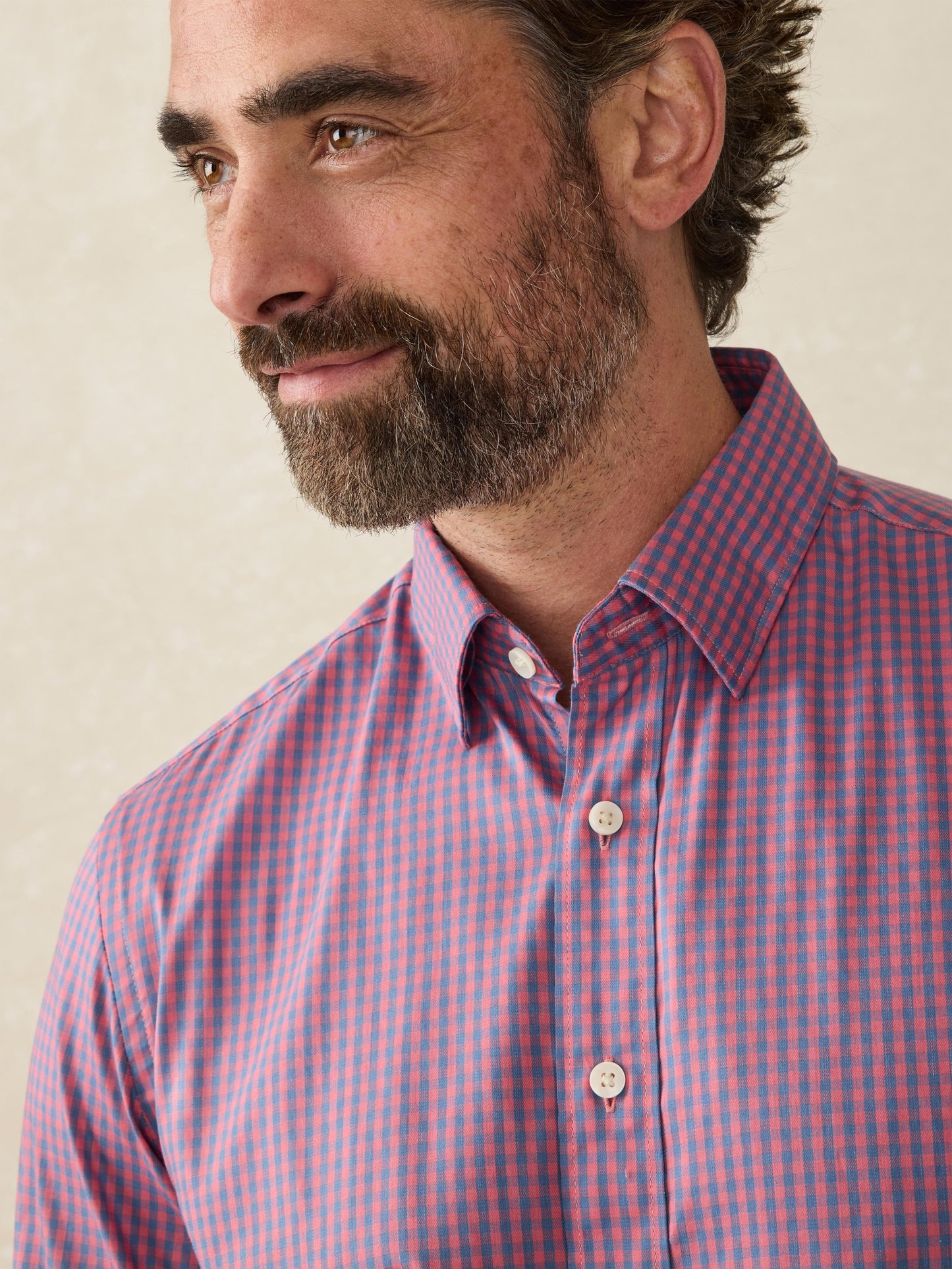 The MovementTM Shirt (Tall) - Blue Rose Gingham