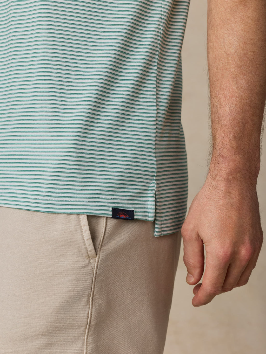 Short-Sleeve MovementTM Polo - Ivory Spring Stripe