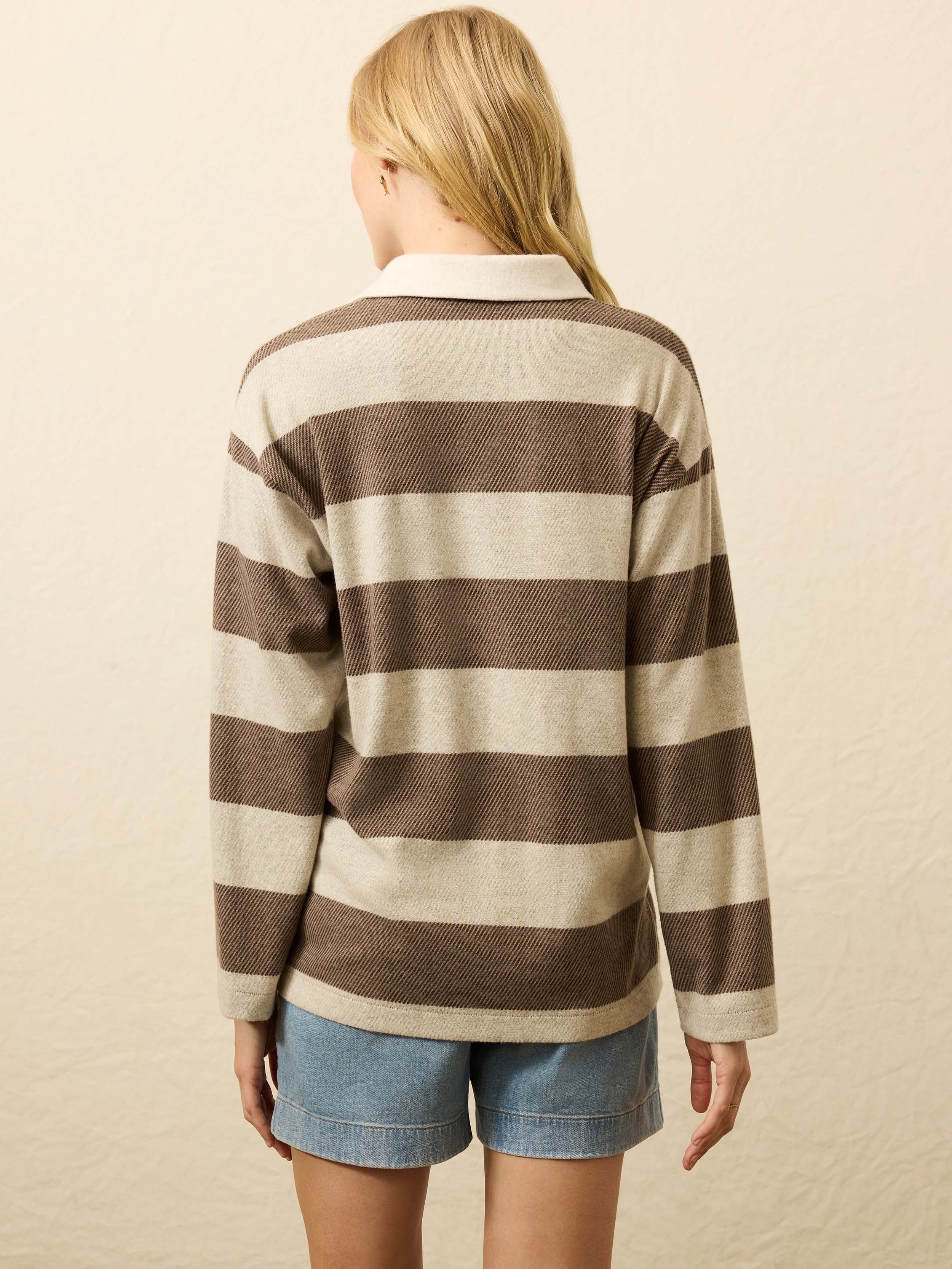 LegendTM Sweater Rugby Popover - Mocha Rugby
